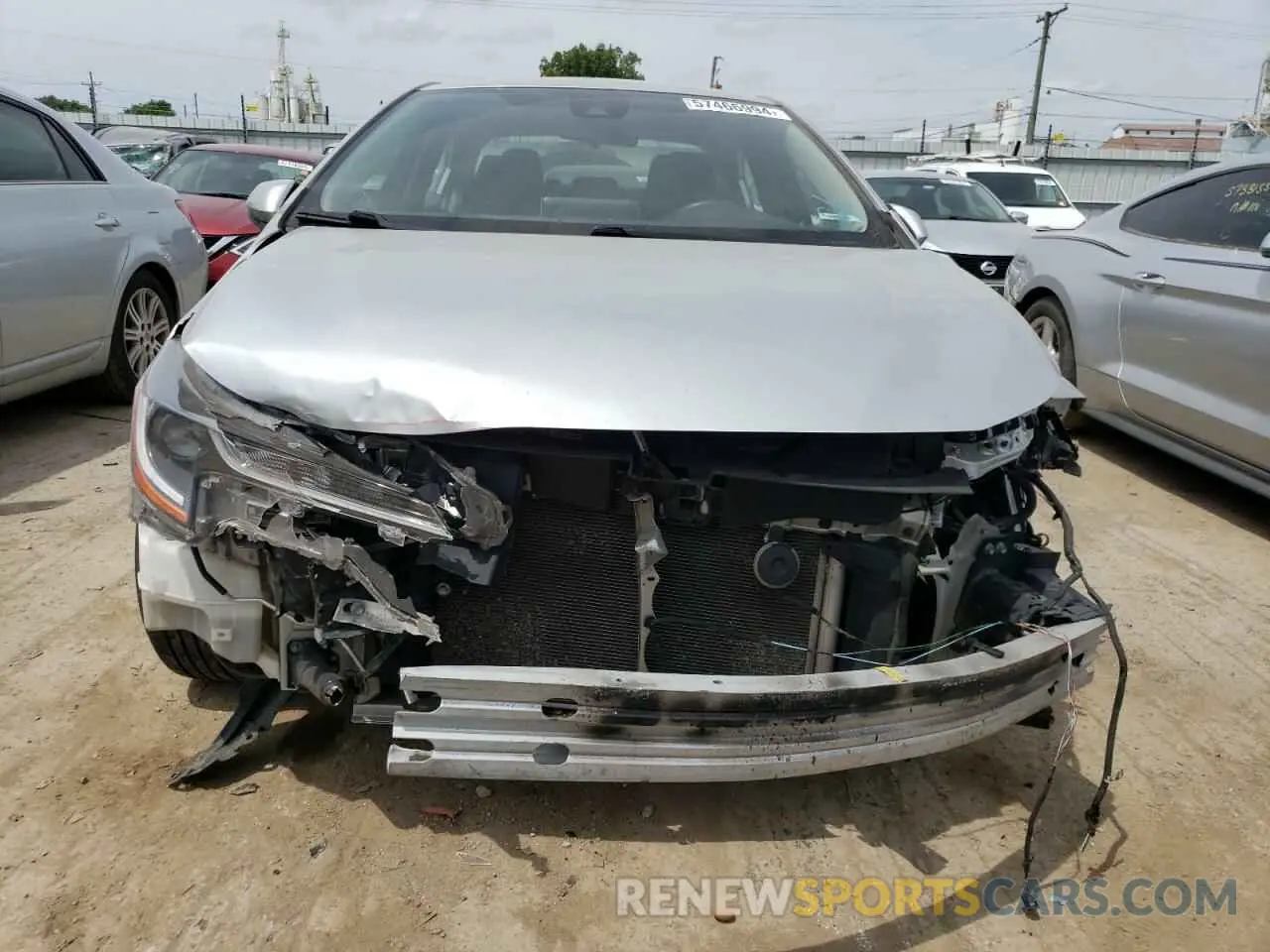 5 Photograph of a damaged car JTDEPRAEXLJ106390 TOYOTA COROLLA 2020