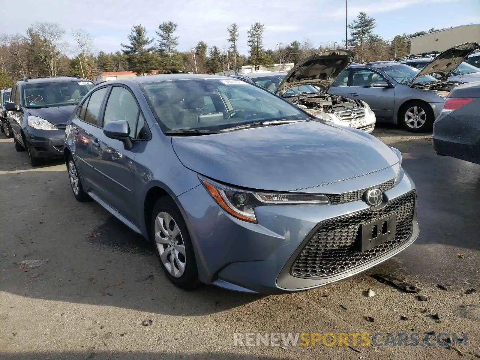 1 Photograph of a damaged car JTDEPRAEXLJ106602 TOYOTA COROLLA 2020