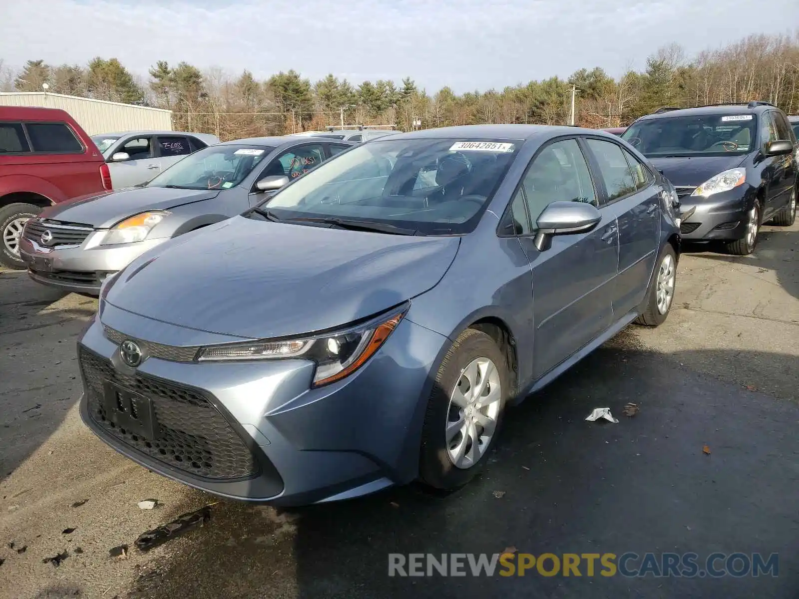 2 Photograph of a damaged car JTDEPRAEXLJ106602 TOYOTA COROLLA 2020