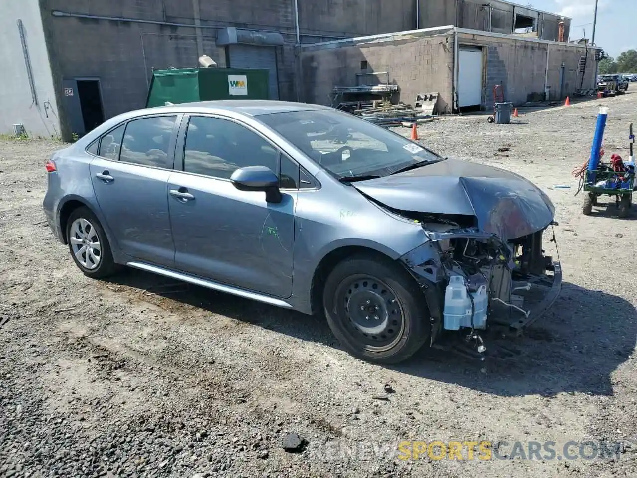 4 Photograph of a damaged car JTDEPRAEXLJ109595 TOYOTA COROLLA 2020