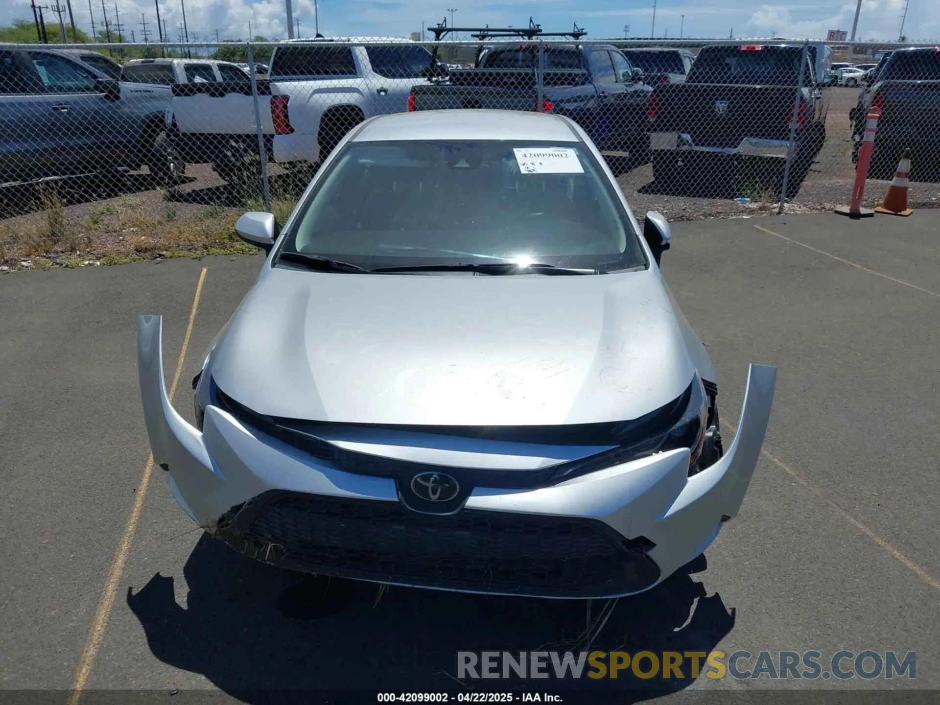 11 Photograph of a damaged car JTDEPRAEXLJ109614 TOYOTA COROLLA 2020