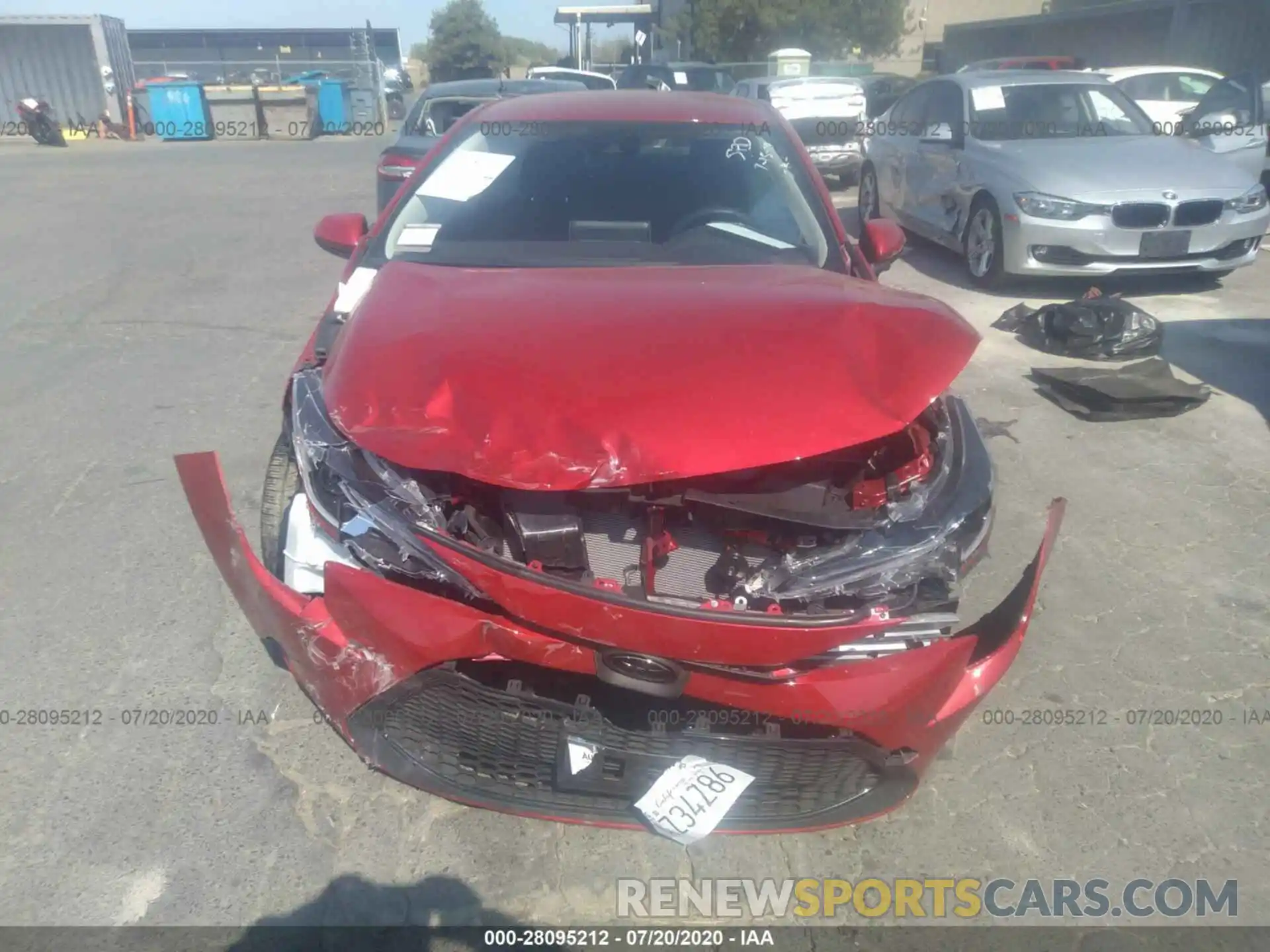 6 Photograph of a damaged car JTDEPRAEXLJ109922 TOYOTA COROLLA 2020