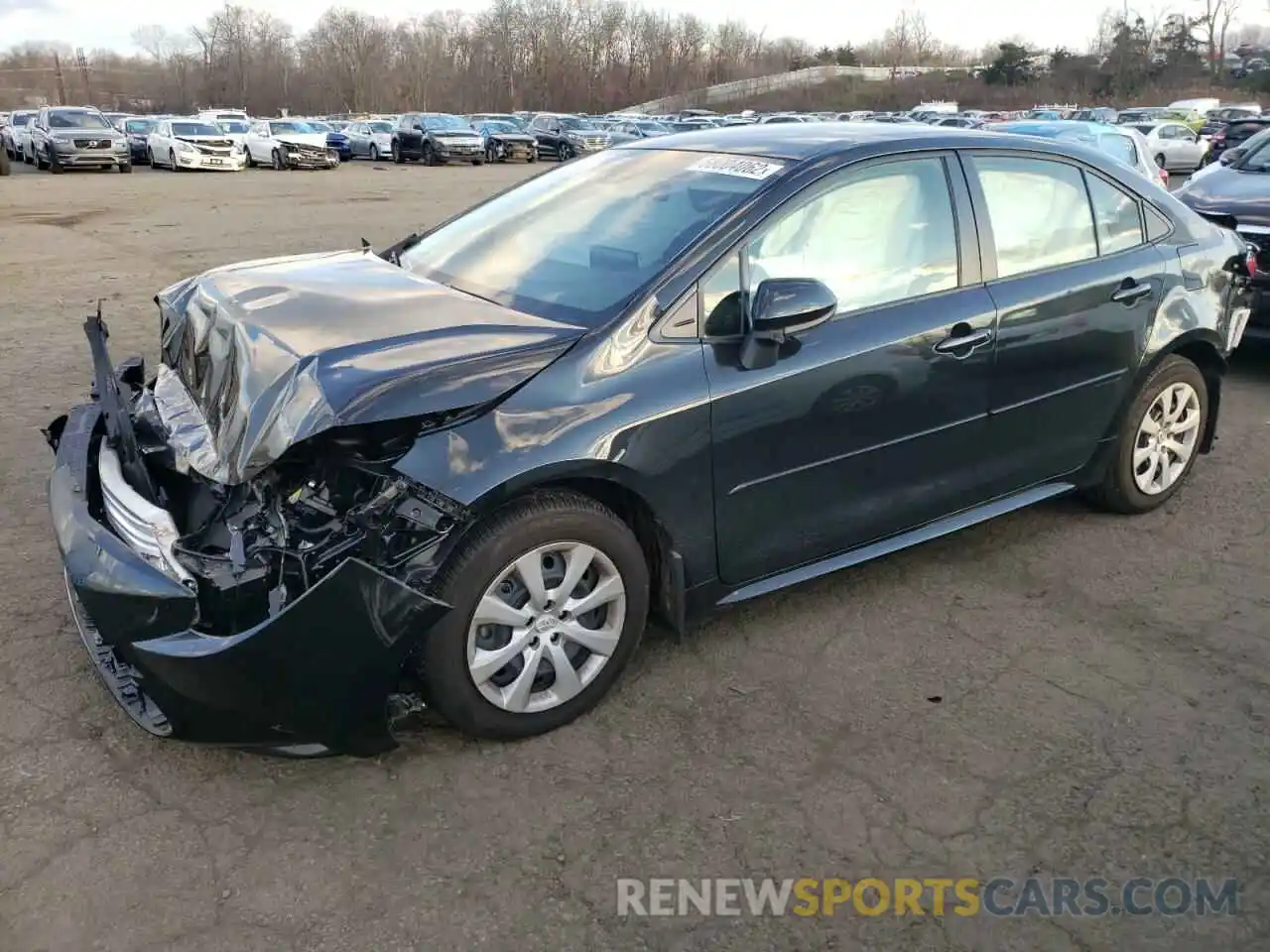 1 Photograph of a damaged car JTDEPRAEXLJ109970 TOYOTA COROLLA 2020