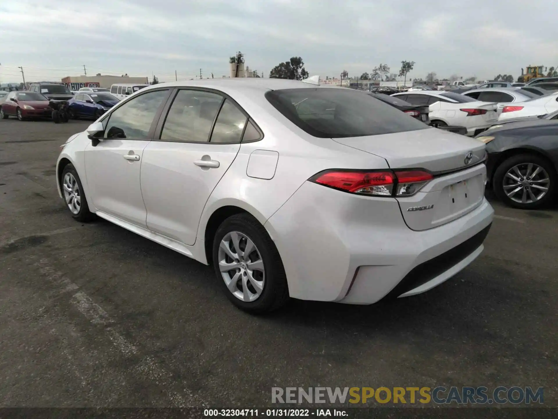 3 Photograph of a damaged car JTDEPRAEXLJ110701 TOYOTA COROLLA 2020