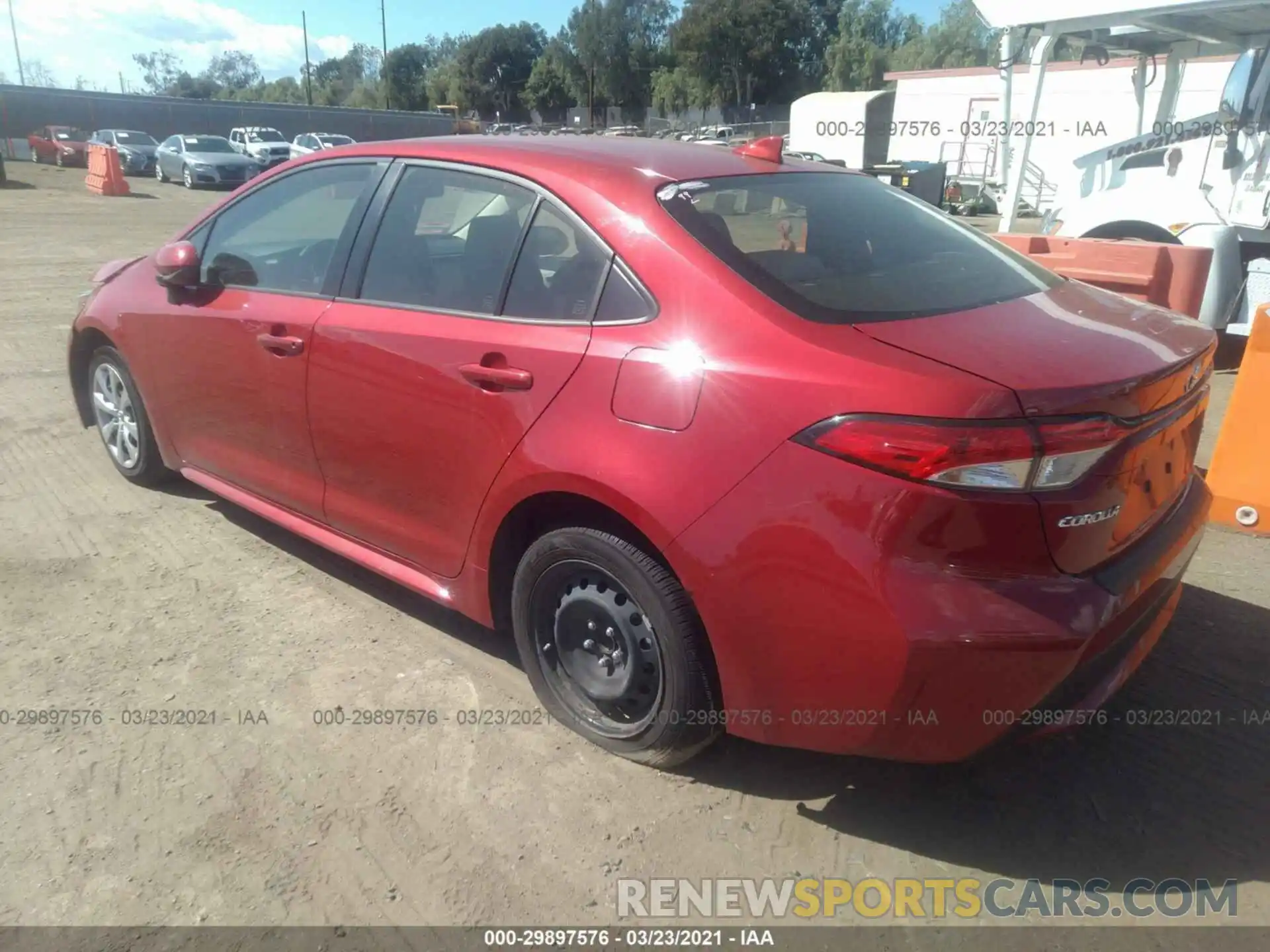 3 Photograph of a damaged car JTDEPRAEXLJ111198 TOYOTA COROLLA 2020