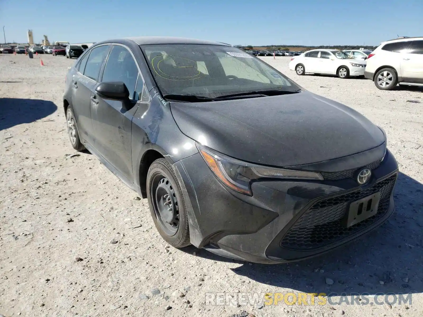 1 Photograph of a damaged car JTDEPRAEXLJ112917 TOYOTA COROLLA 2020