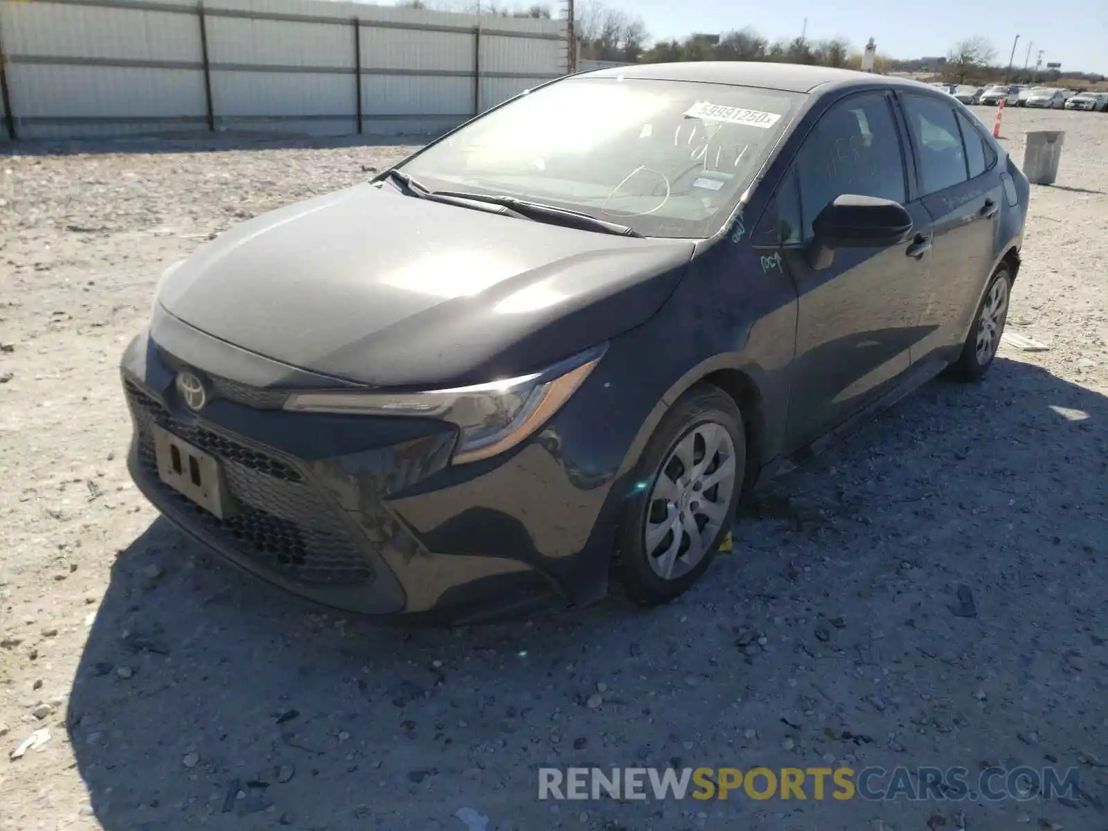 2 Photograph of a damaged car JTDEPRAEXLJ112917 TOYOTA COROLLA 2020