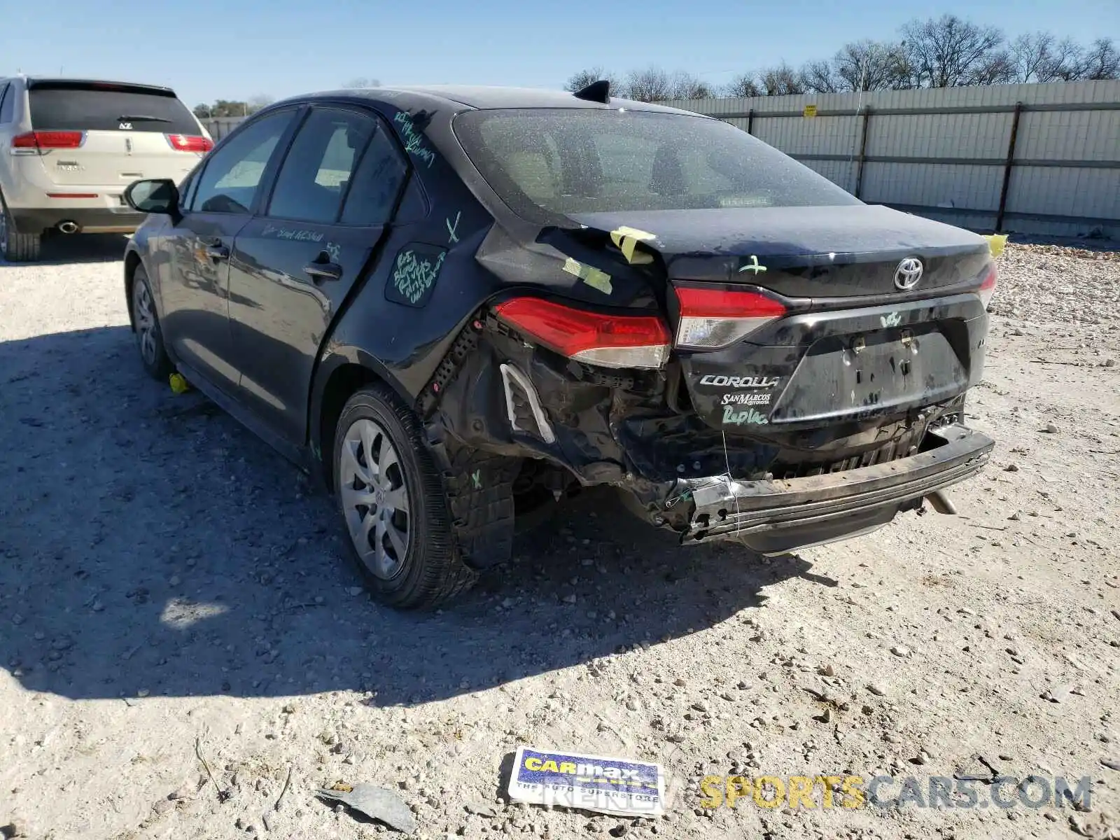 3 Photograph of a damaged car JTDEPRAEXLJ112917 TOYOTA COROLLA 2020