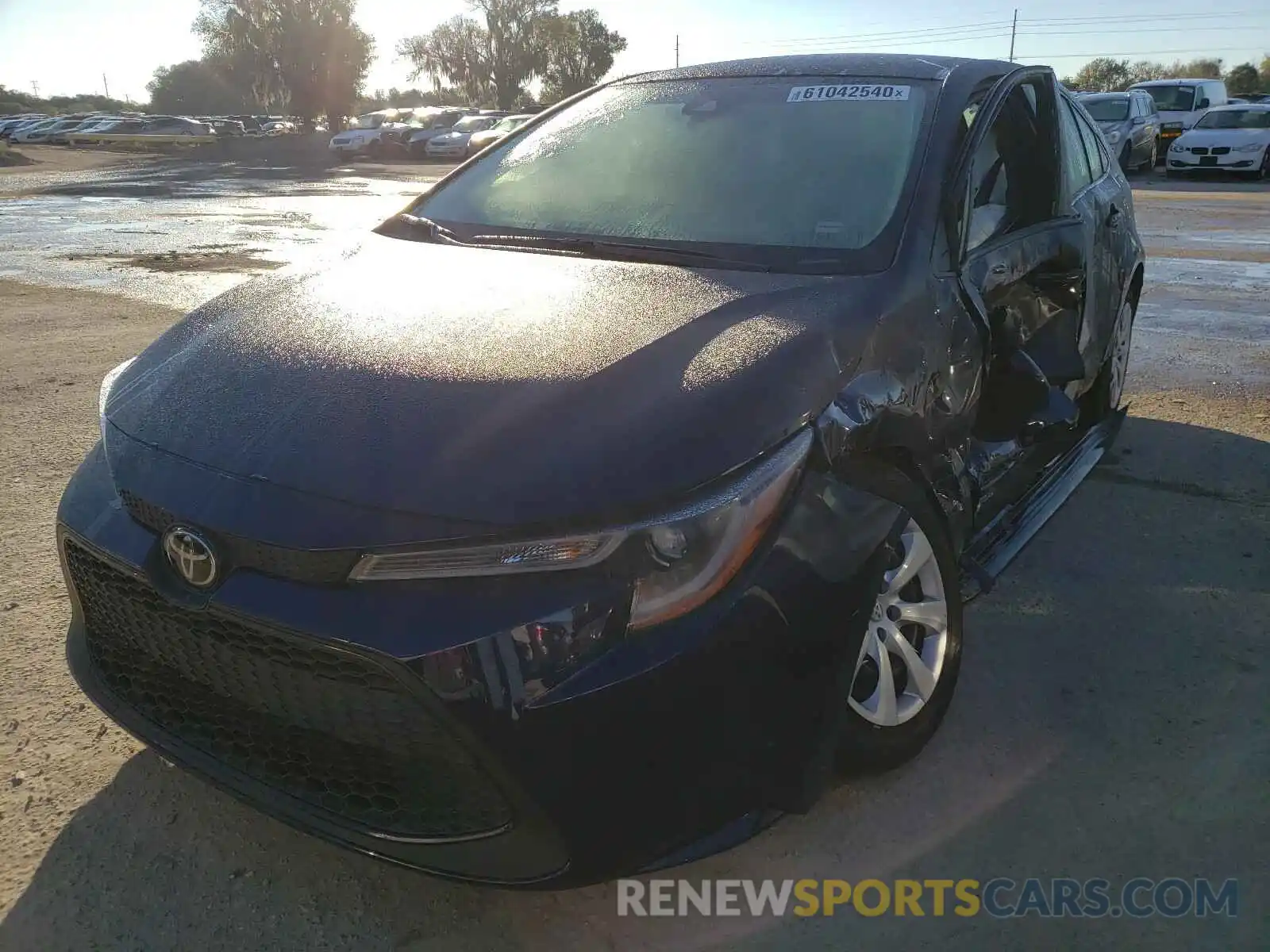 2 Photograph of a damaged car JTDEPRAEXLJ113050 TOYOTA COROLLA 2020