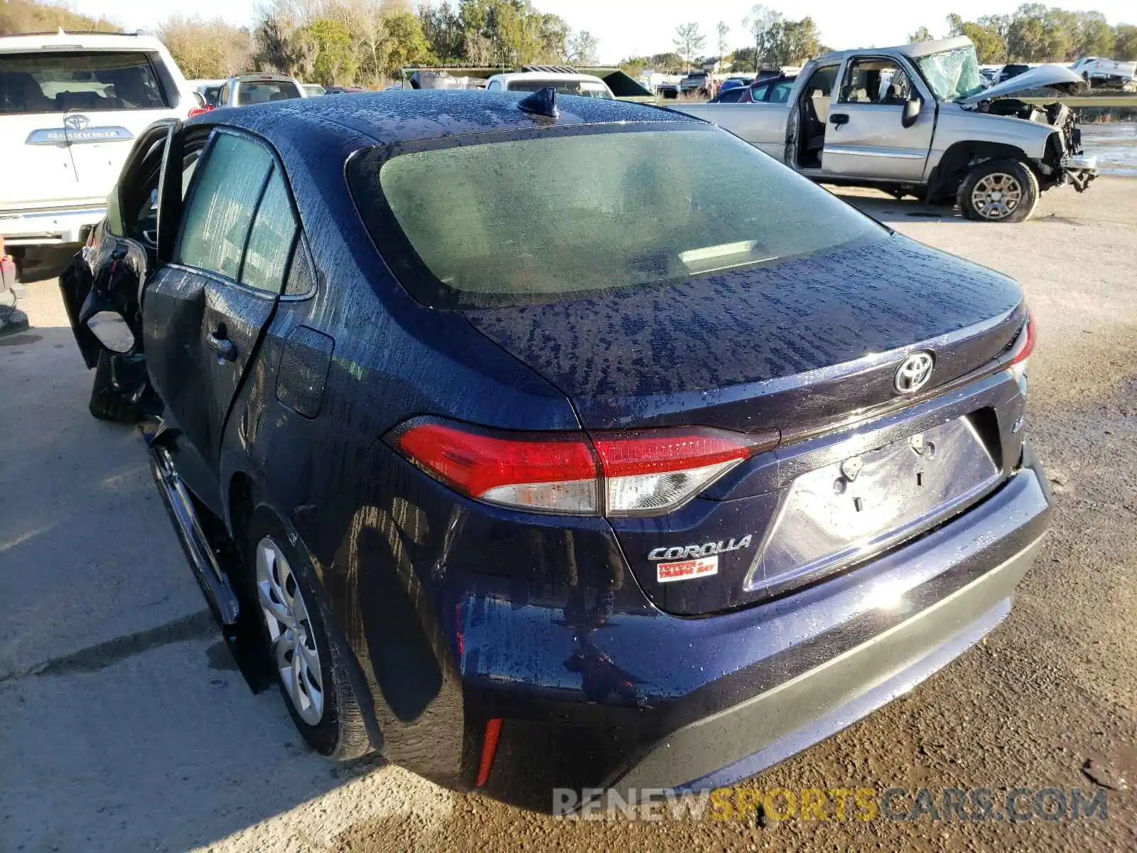 3 Photograph of a damaged car JTDEPRAEXLJ113050 TOYOTA COROLLA 2020