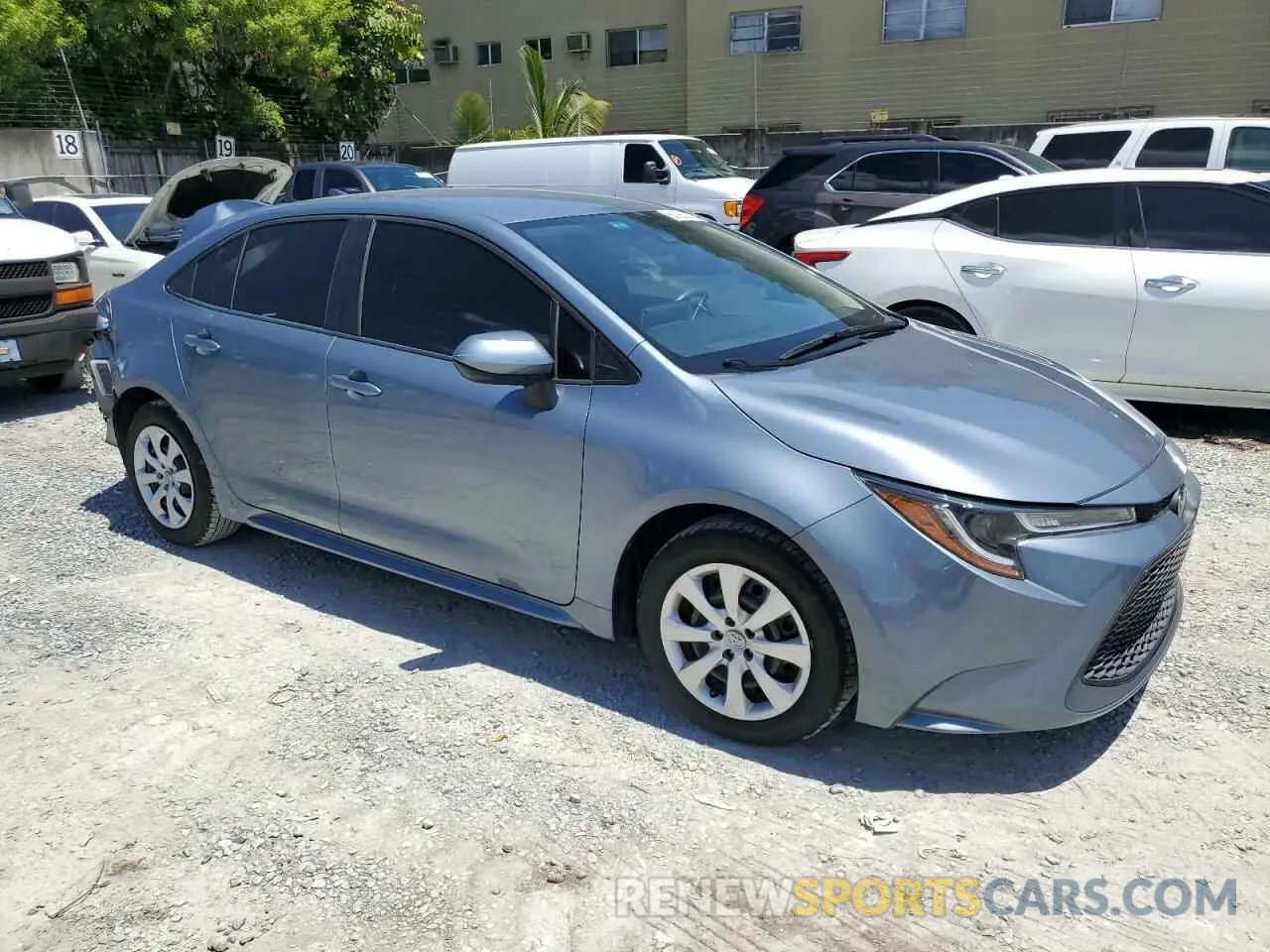 4 Photograph of a damaged car JTDEPRAEXLJ114358 TOYOTA COROLLA 2020