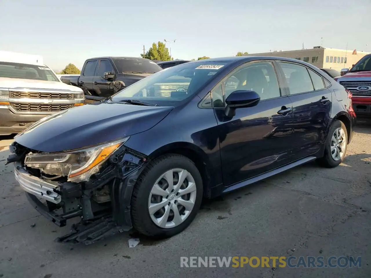 1 Photograph of a damaged car JTDEPRAEXLJ114523 TOYOTA COROLLA 2020
