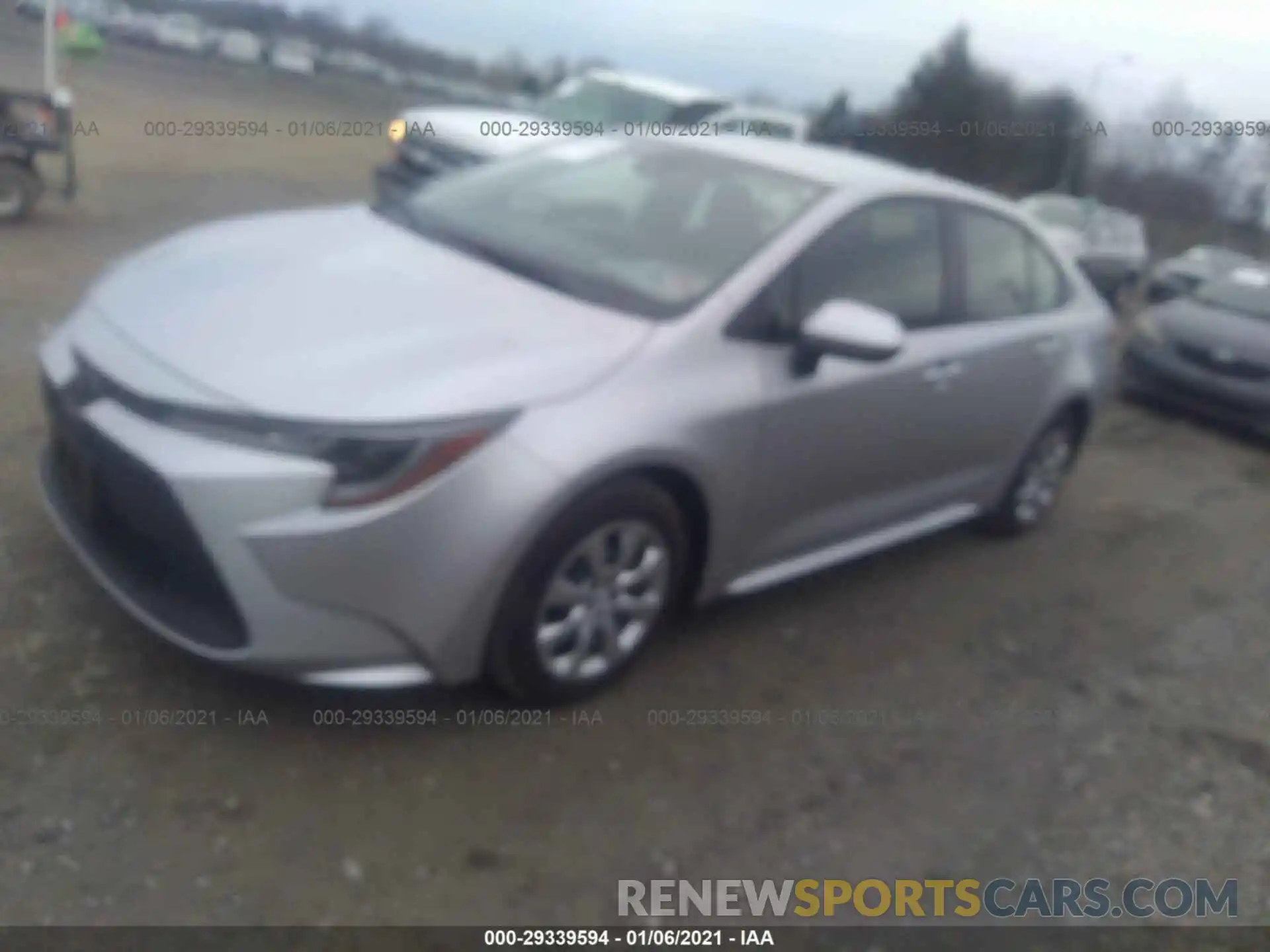 2 Photograph of a damaged car JTDEPRAEXLJ115123 TOYOTA COROLLA 2020