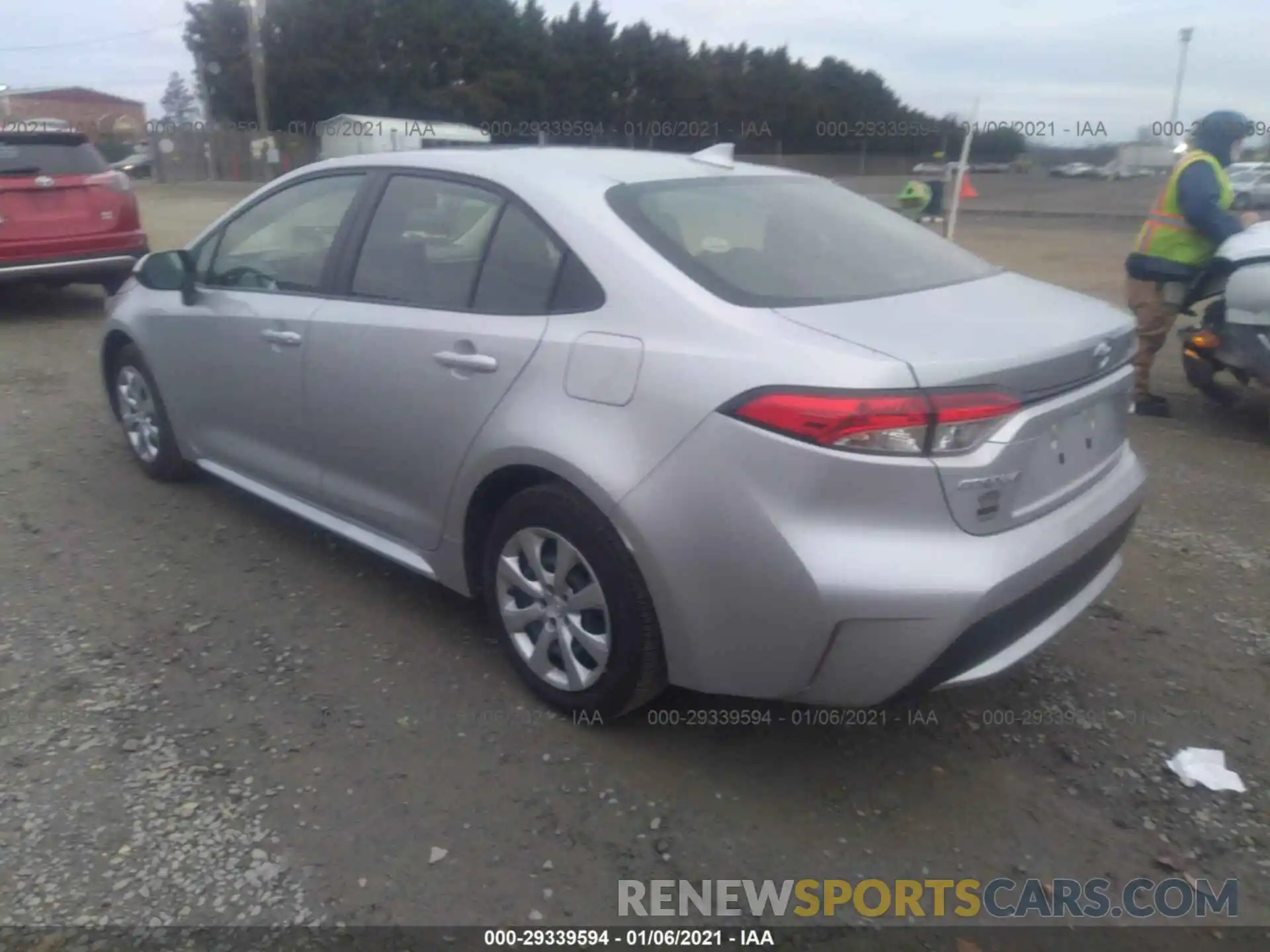 3 Photograph of a damaged car JTDEPRAEXLJ115123 TOYOTA COROLLA 2020