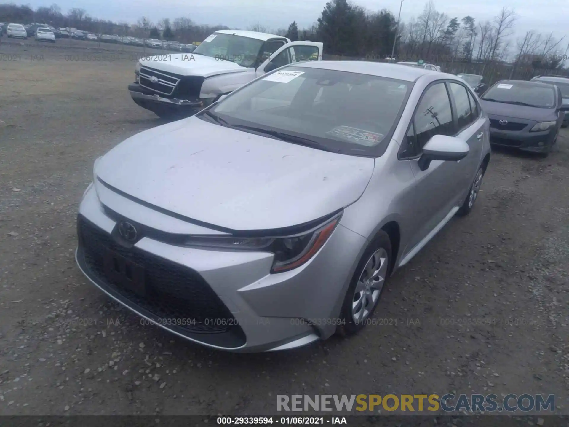 6 Photograph of a damaged car JTDEPRAEXLJ115123 TOYOTA COROLLA 2020