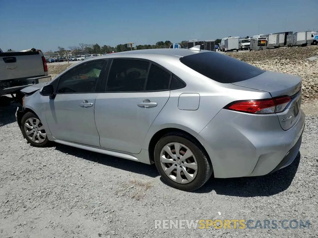 2 Photograph of a damaged car JTDEPRAEXLJ116174 TOYOTA COROLLA 2020