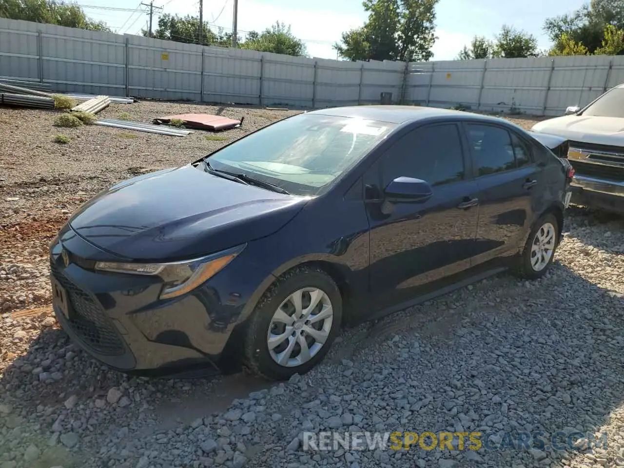 1 Photograph of a damaged car JTDEPRAEXLJ116532 TOYOTA COROLLA 2020
