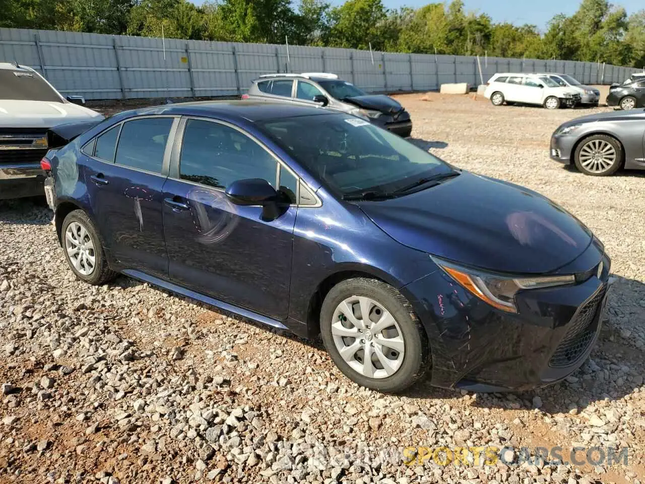 4 Photograph of a damaged car JTDEPRAEXLJ116532 TOYOTA COROLLA 2020