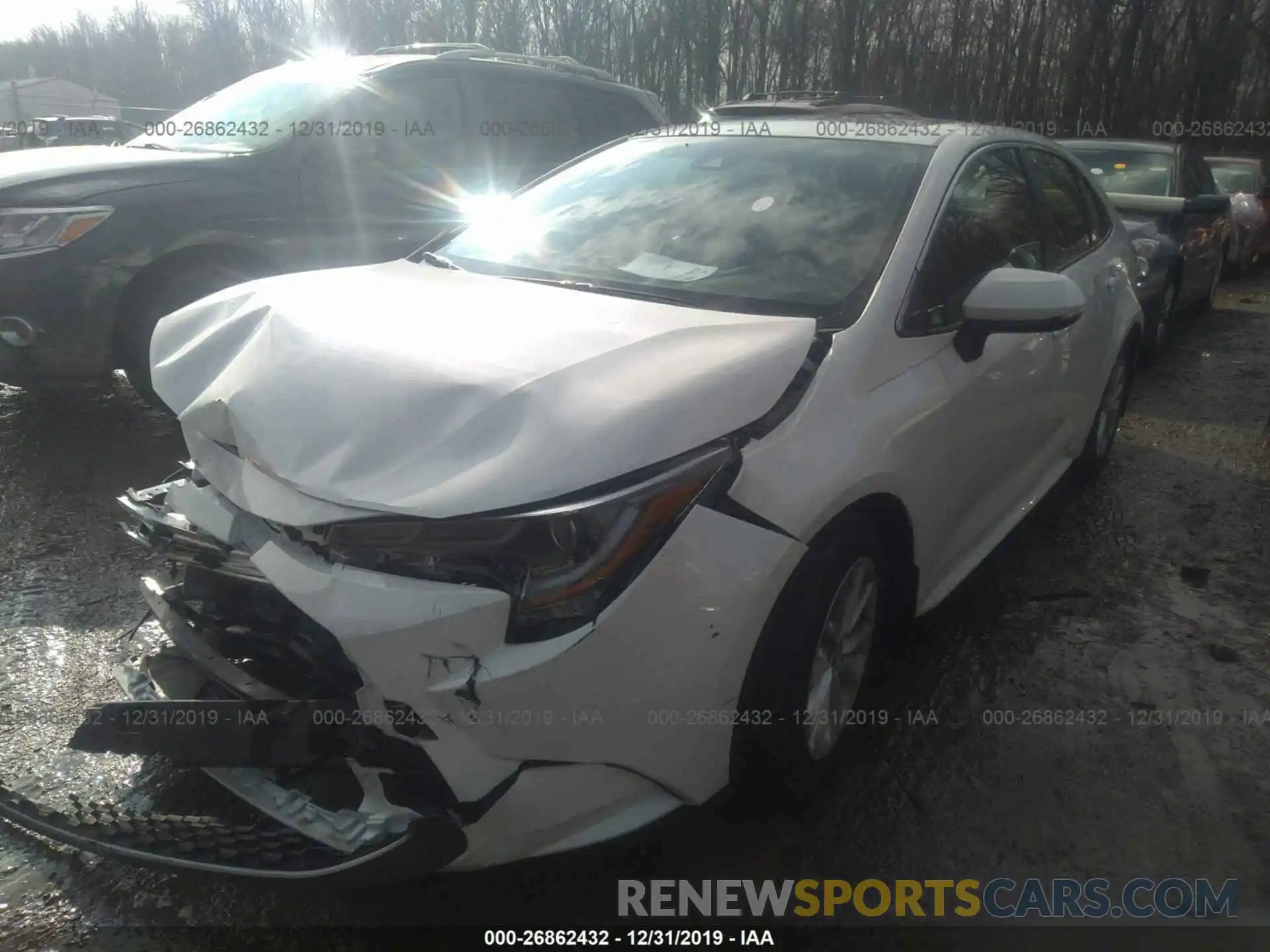 2 Photograph of a damaged car JTDFPRAE1LJ003900 TOYOTA COROLLA 2020