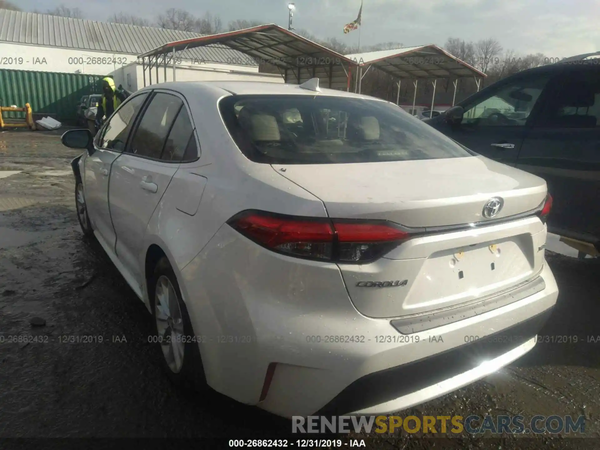 3 Photograph of a damaged car JTDFPRAE1LJ003900 TOYOTA COROLLA 2020