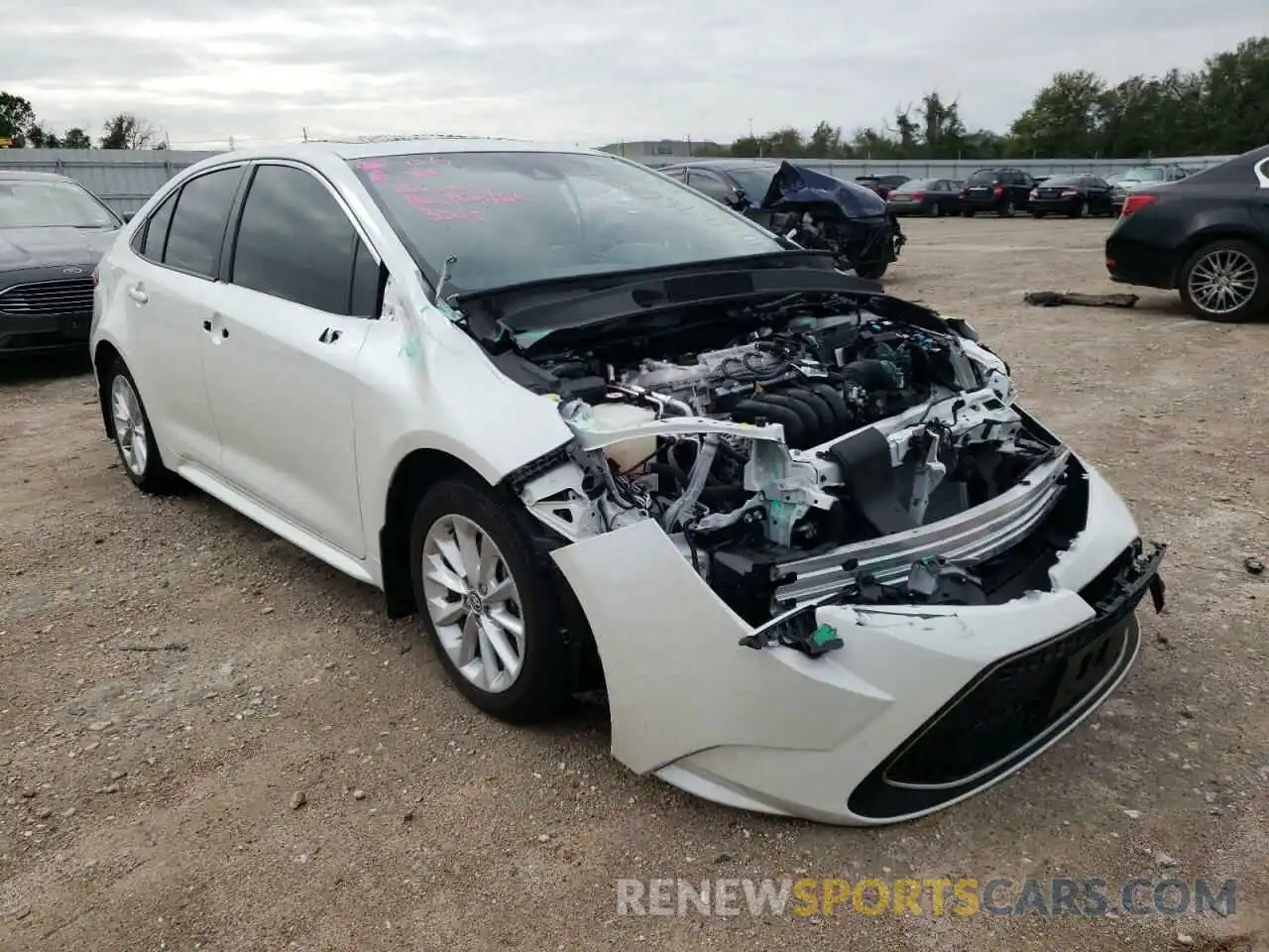 1 Photograph of a damaged car JTDFPRAE2LJ063278 TOYOTA COROLLA 2020