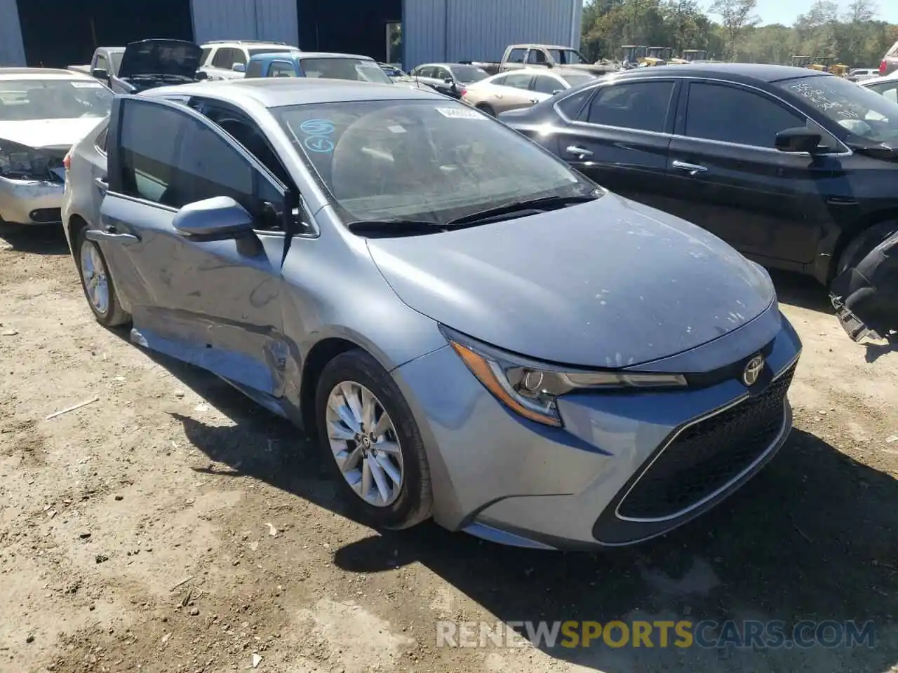 1 Photograph of a damaged car JTDFPRAE3LJ075679 TOYOTA COROLLA 2020