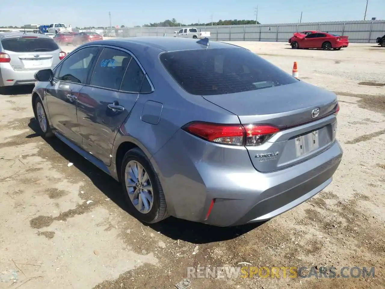 3 Photograph of a damaged car JTDFPRAE3LJ075679 TOYOTA COROLLA 2020