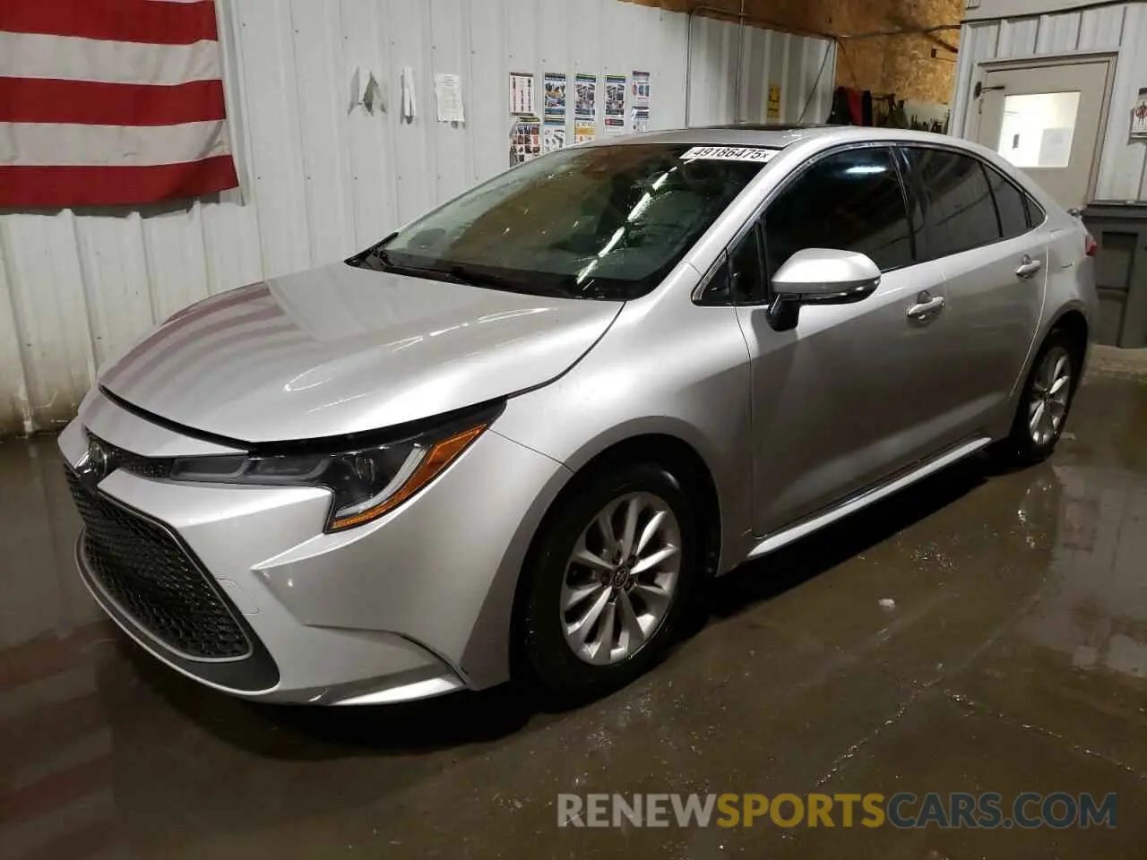 1 Photograph of a damaged car JTDFPRAE3LJ109121 TOYOTA COROLLA 2020