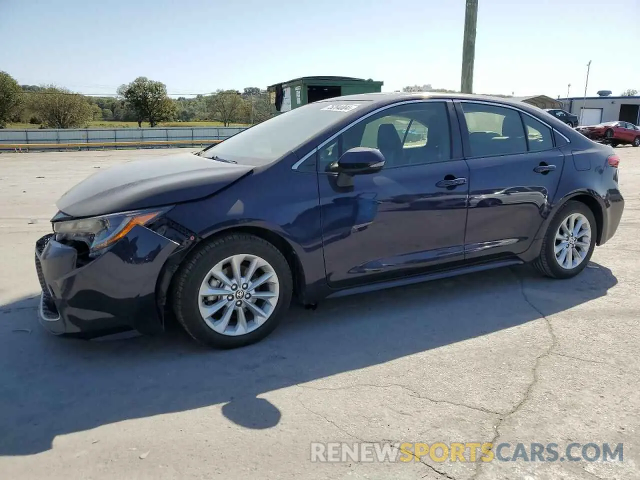 1 Photograph of a damaged car JTDFPRAE4LJ018567 TOYOTA COROLLA 2020