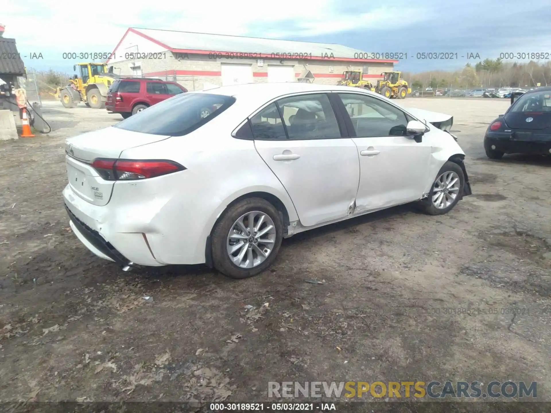 4 Photograph of a damaged car JTDFPRAE5LJ080687 TOYOTA COROLLA 2020