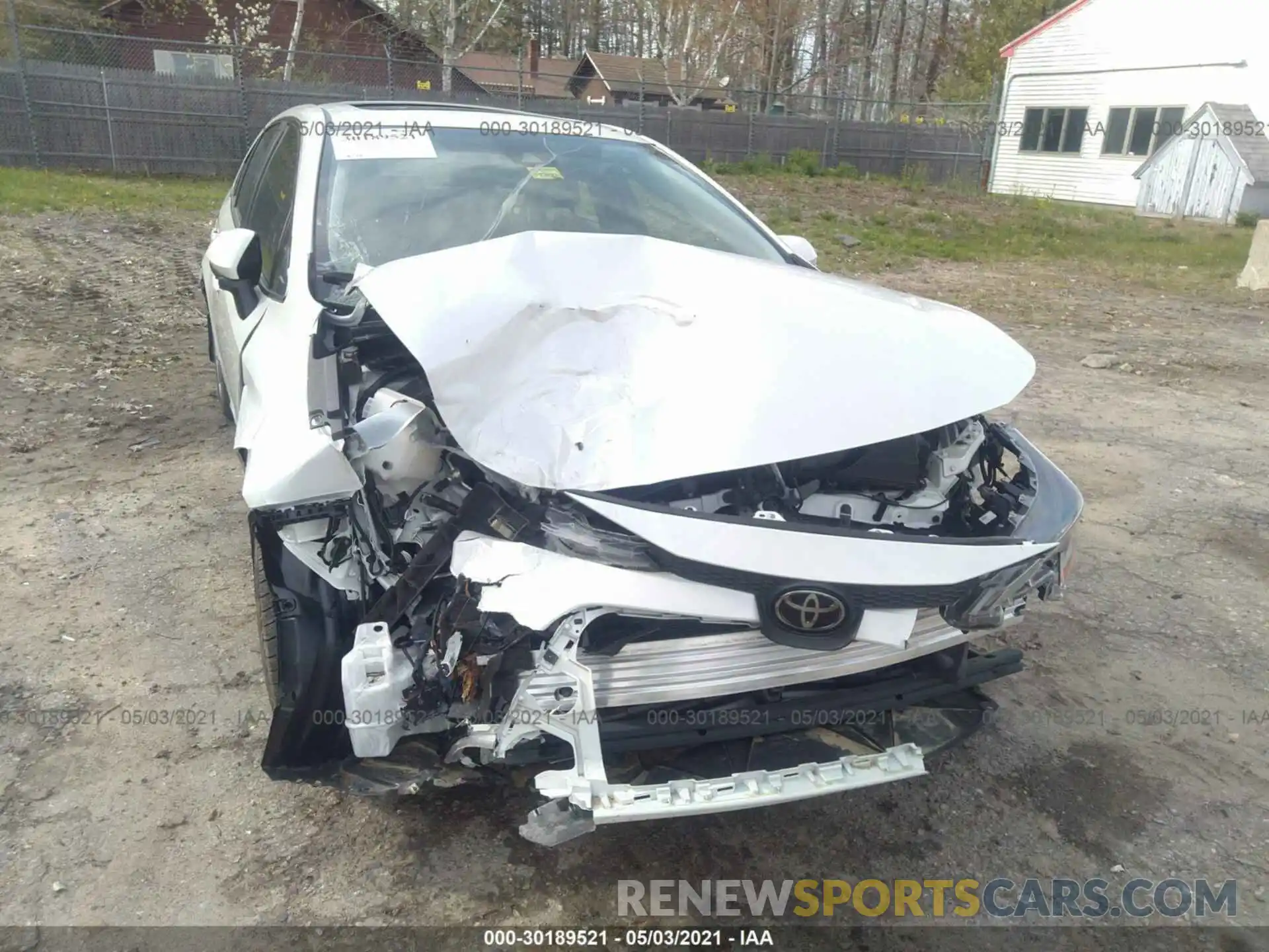 6 Photograph of a damaged car JTDFPRAE5LJ080687 TOYOTA COROLLA 2020