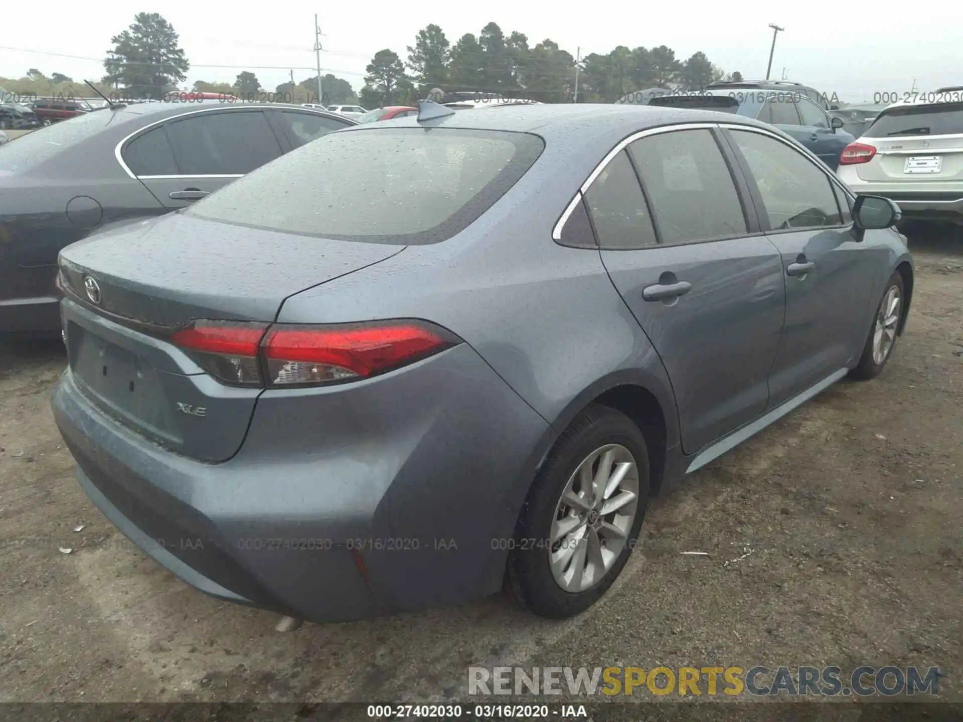 4 Photograph of a damaged car JTDFPRAE7LJ008938 TOYOTA COROLLA 2020