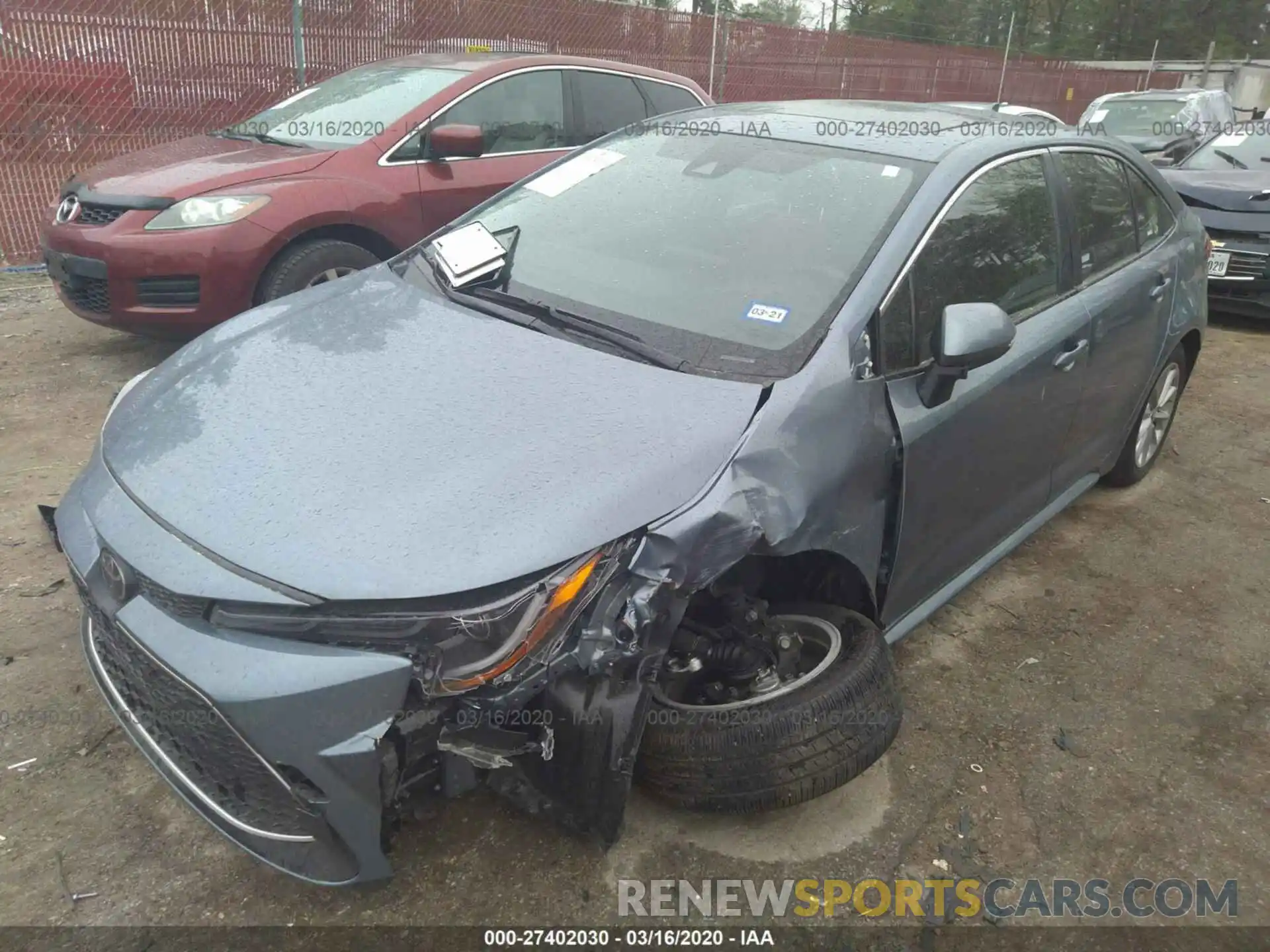 6 Photograph of a damaged car JTDFPRAE7LJ008938 TOYOTA COROLLA 2020