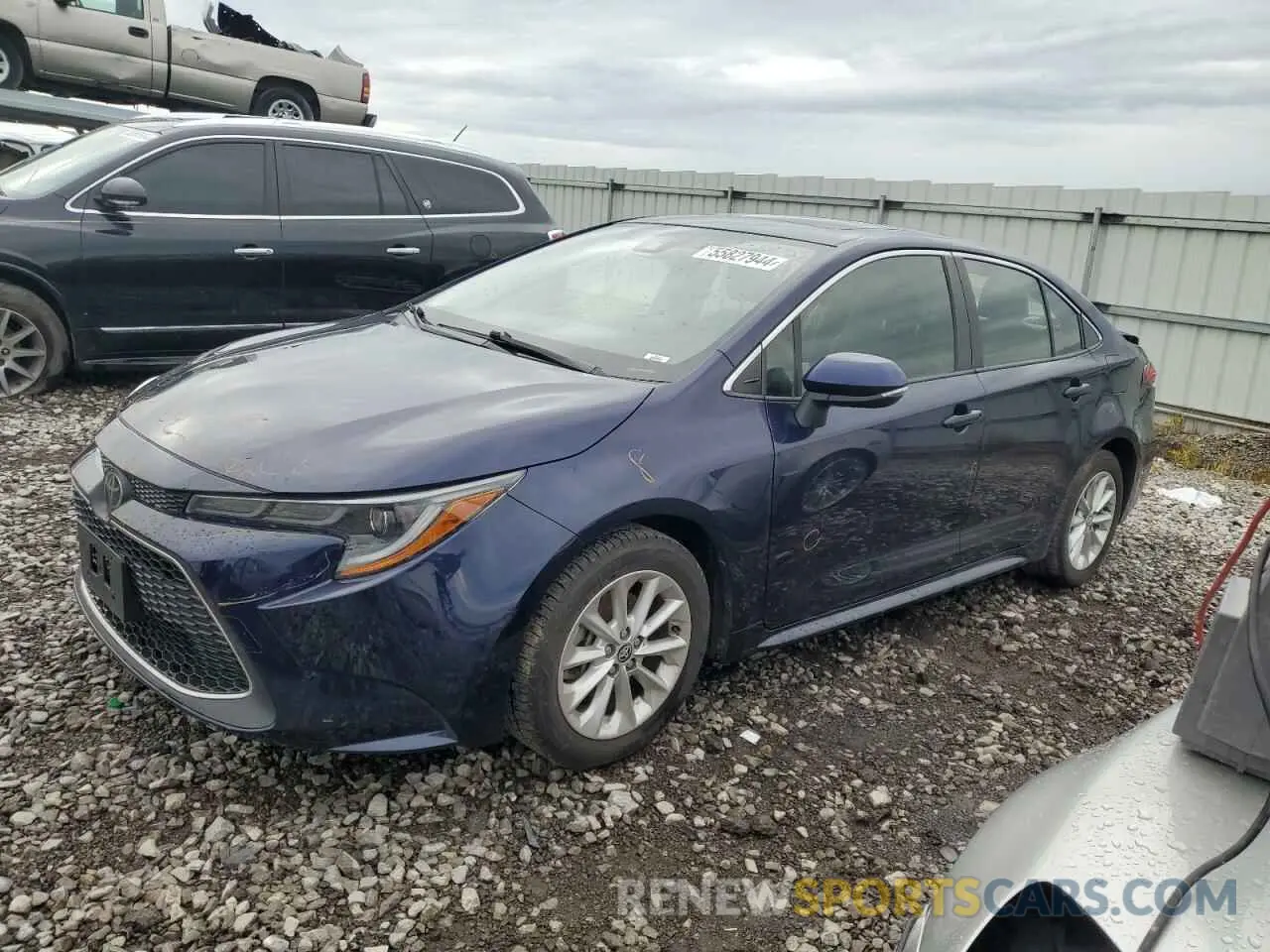 1 Photograph of a damaged car JTDFPRAE7LJ017879 TOYOTA COROLLA 2020