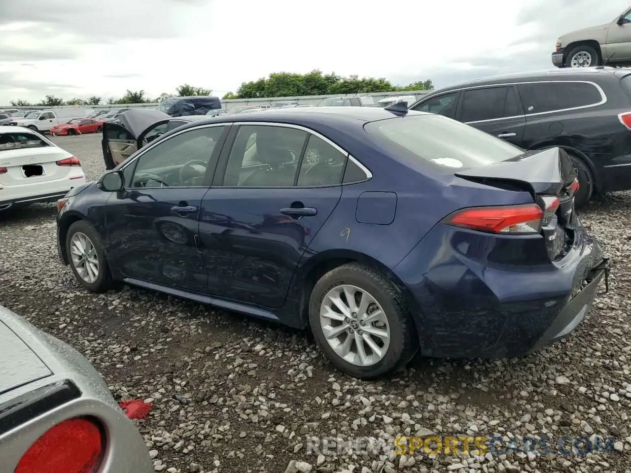 2 Photograph of a damaged car JTDFPRAE7LJ017879 TOYOTA COROLLA 2020