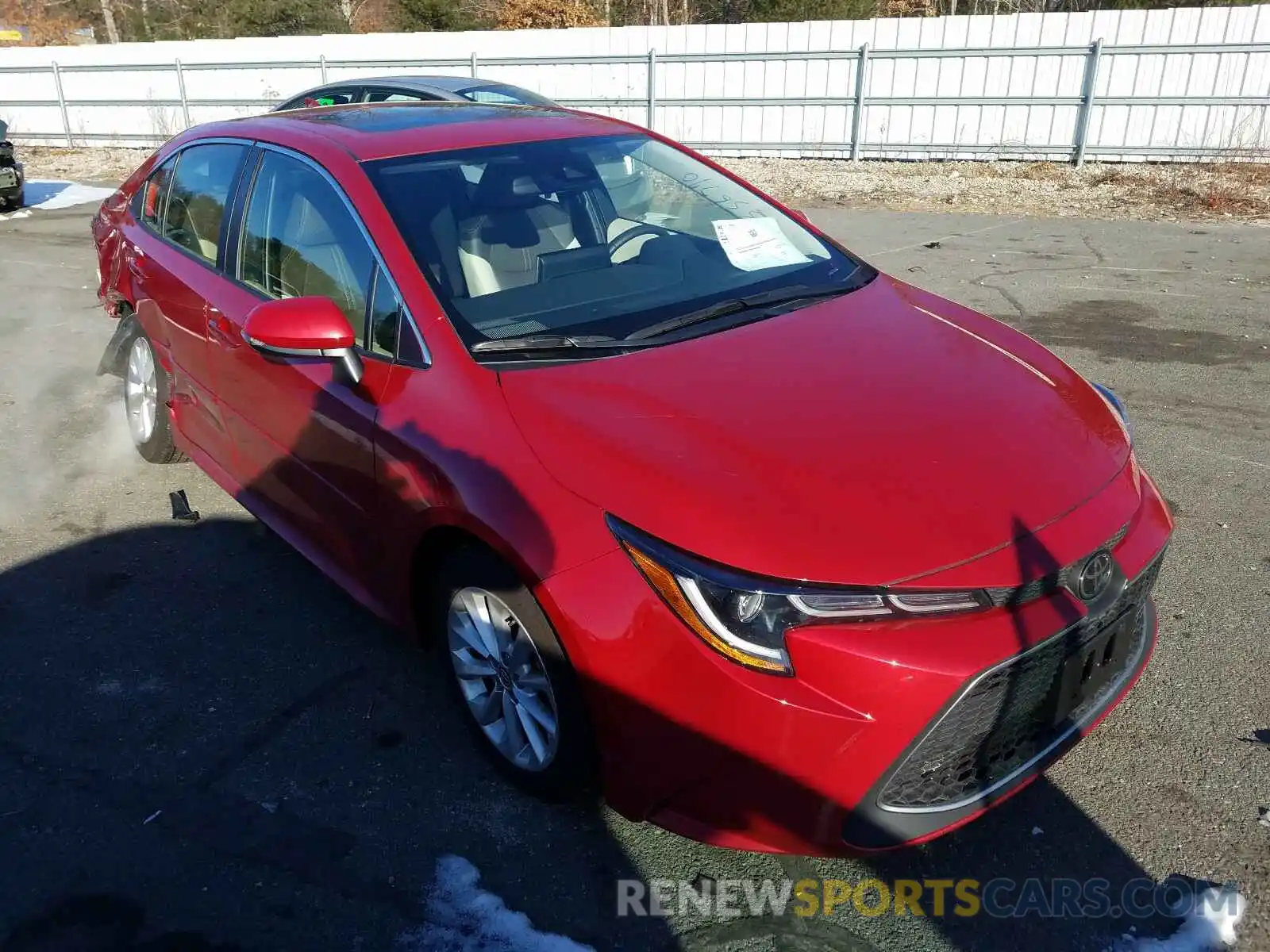 1 Photograph of a damaged car JTDFPRAEXLJ012711 TOYOTA COROLLA 2020