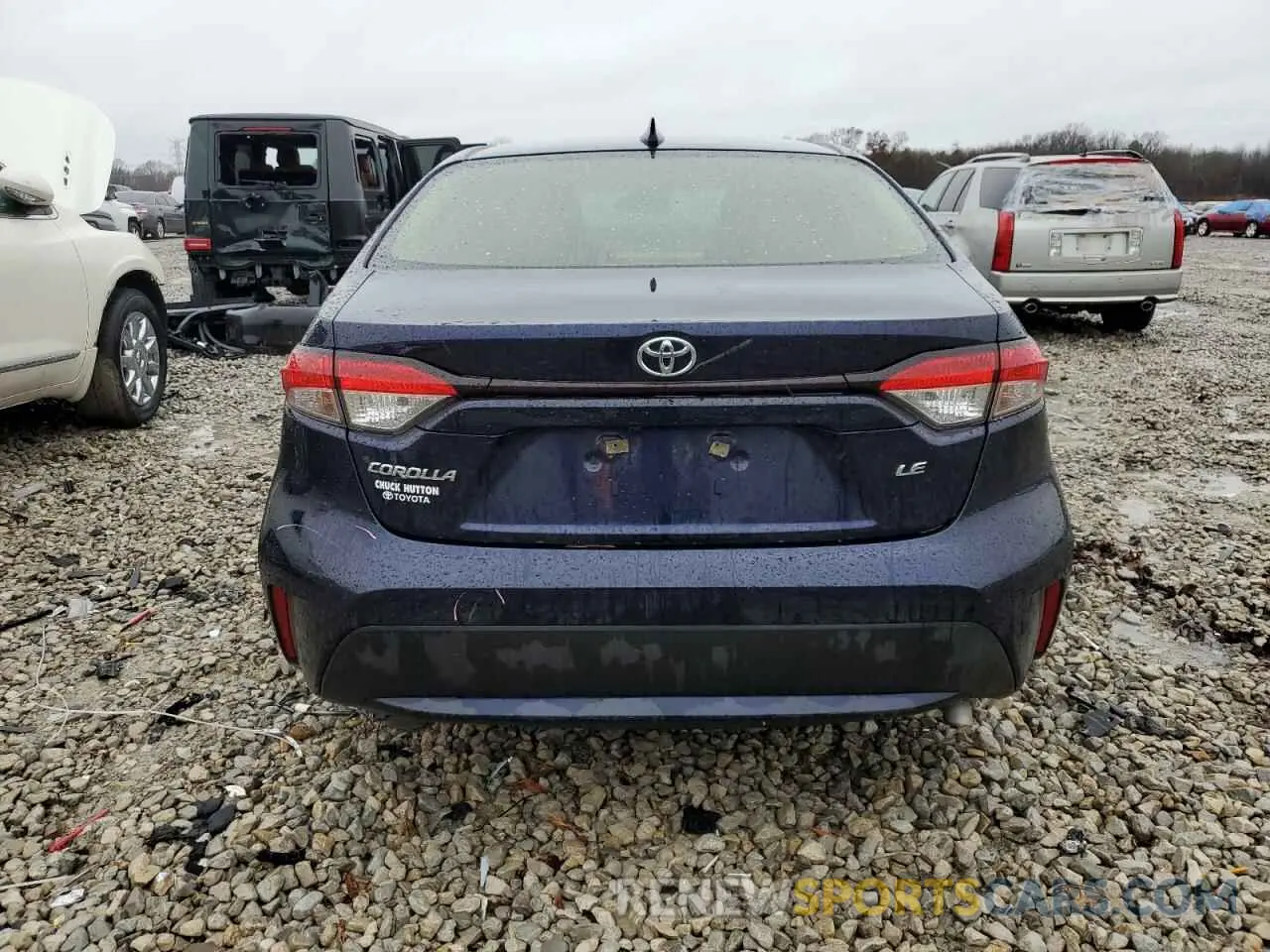 6 Photograph of a damaged car JTDHPRAE0LJ003587 TOYOTA COROLLA 2020