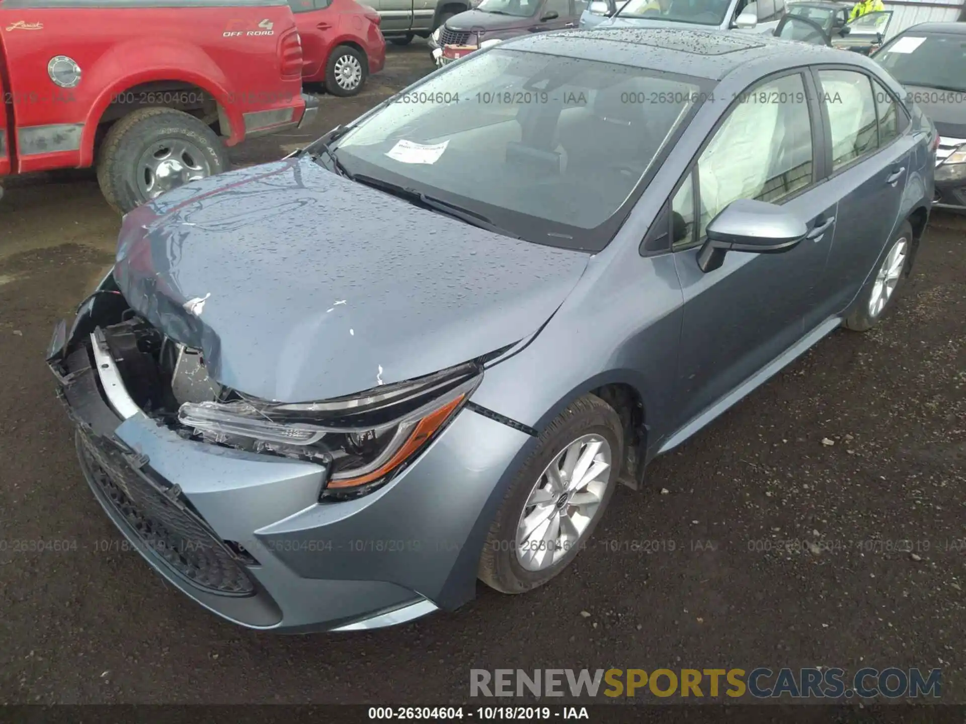 2 Photograph of a damaged car JTDHPRAE0LJ016789 TOYOTA COROLLA 2020