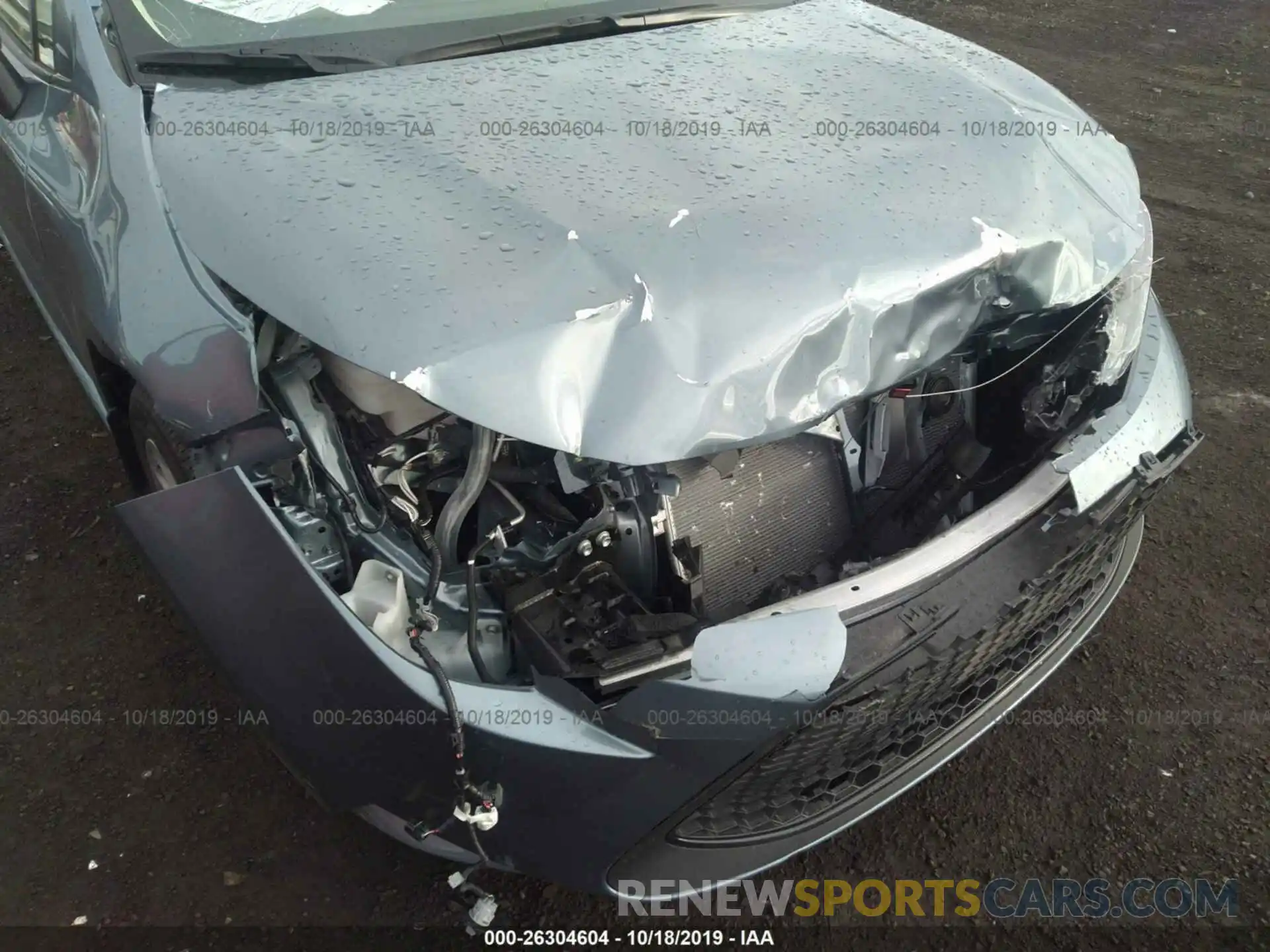 6 Photograph of a damaged car JTDHPRAE0LJ016789 TOYOTA COROLLA 2020