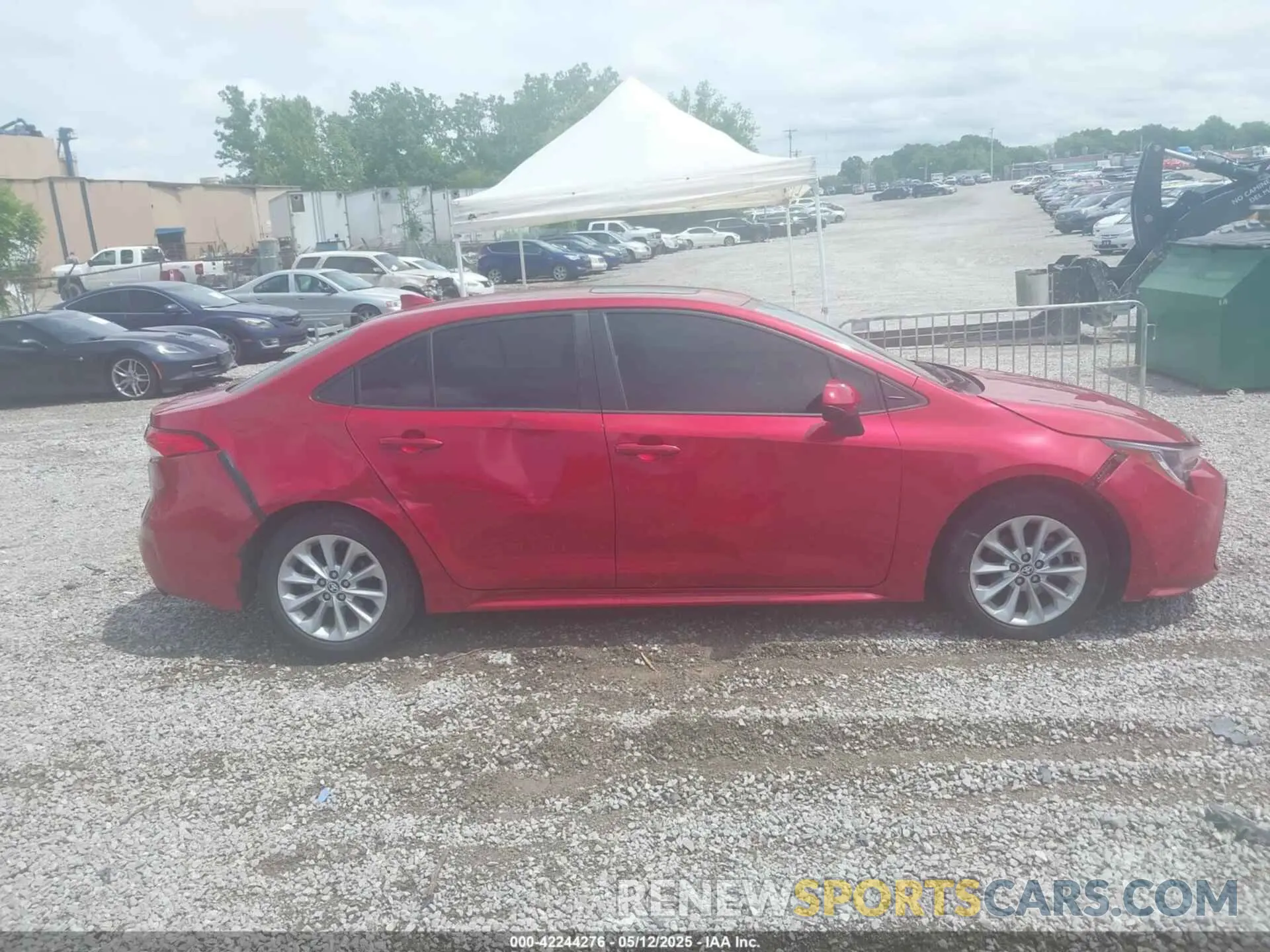 13 Photograph of a damaged car JTDHPRAE0LJ033320 TOYOTA COROLLA 2020