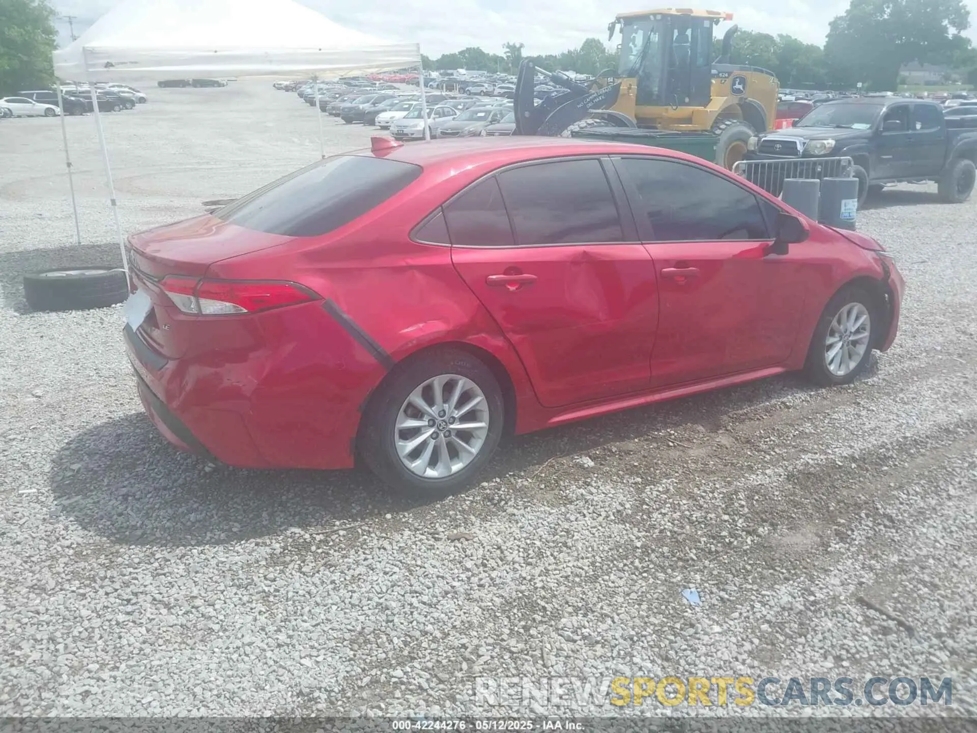 4 Photograph of a damaged car JTDHPRAE0LJ033320 TOYOTA COROLLA 2020
