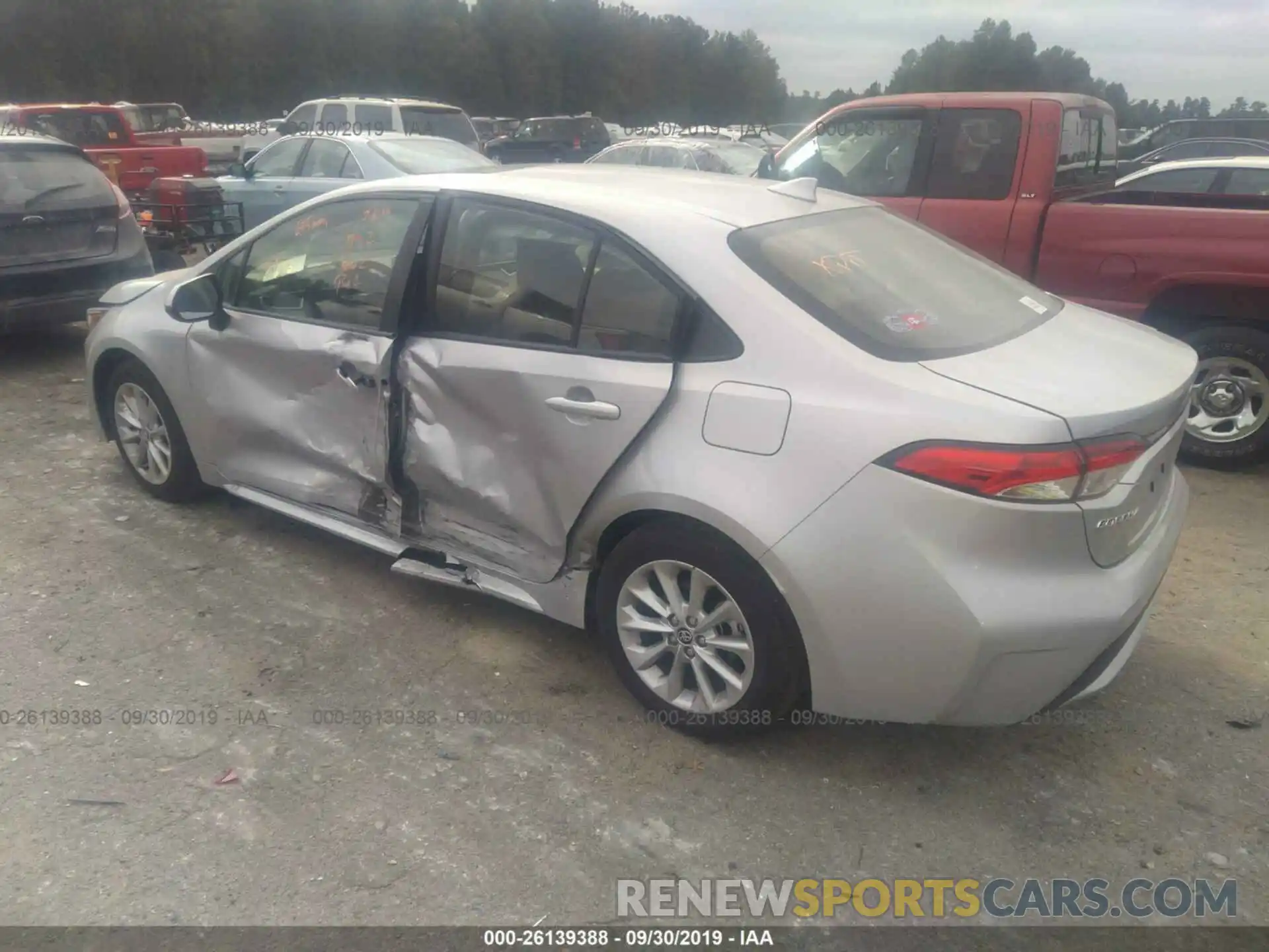 3 Photograph of a damaged car JTDHPRAE0LJ042518 TOYOTA COROLLA 2020