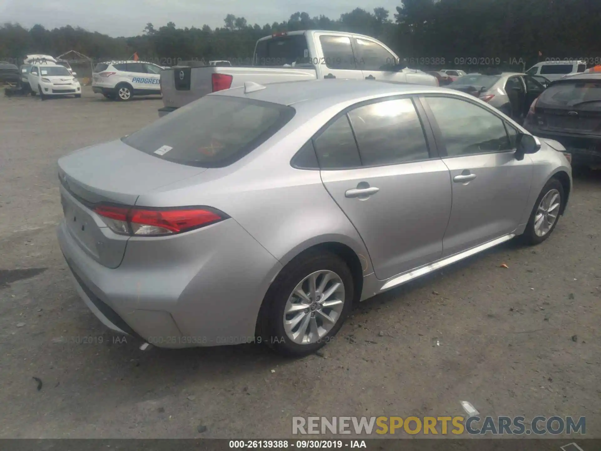 4 Photograph of a damaged car JTDHPRAE0LJ042518 TOYOTA COROLLA 2020