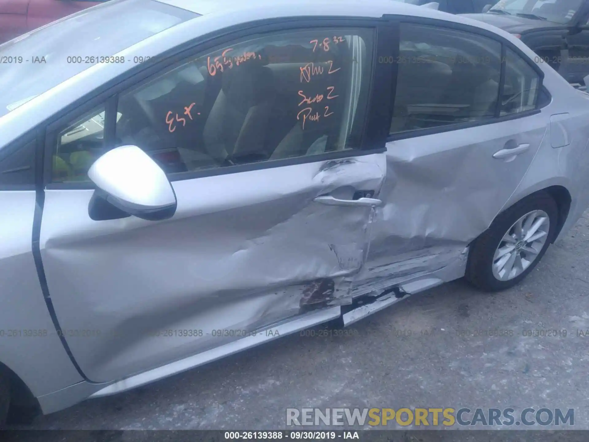 6 Photograph of a damaged car JTDHPRAE0LJ042518 TOYOTA COROLLA 2020