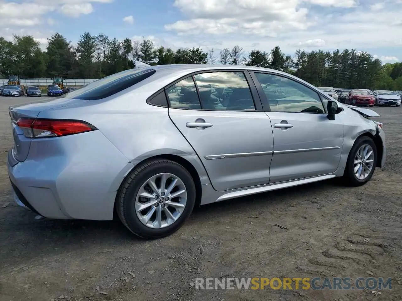 3 Photograph of a damaged car JTDHPRAE0LJ060386 TOYOTA COROLLA 2020