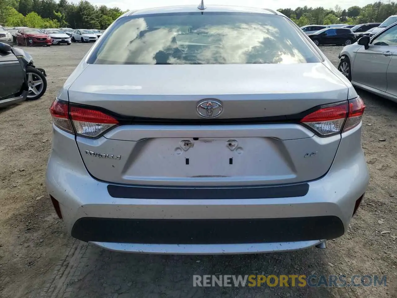 6 Photograph of a damaged car JTDHPRAE0LJ060386 TOYOTA COROLLA 2020