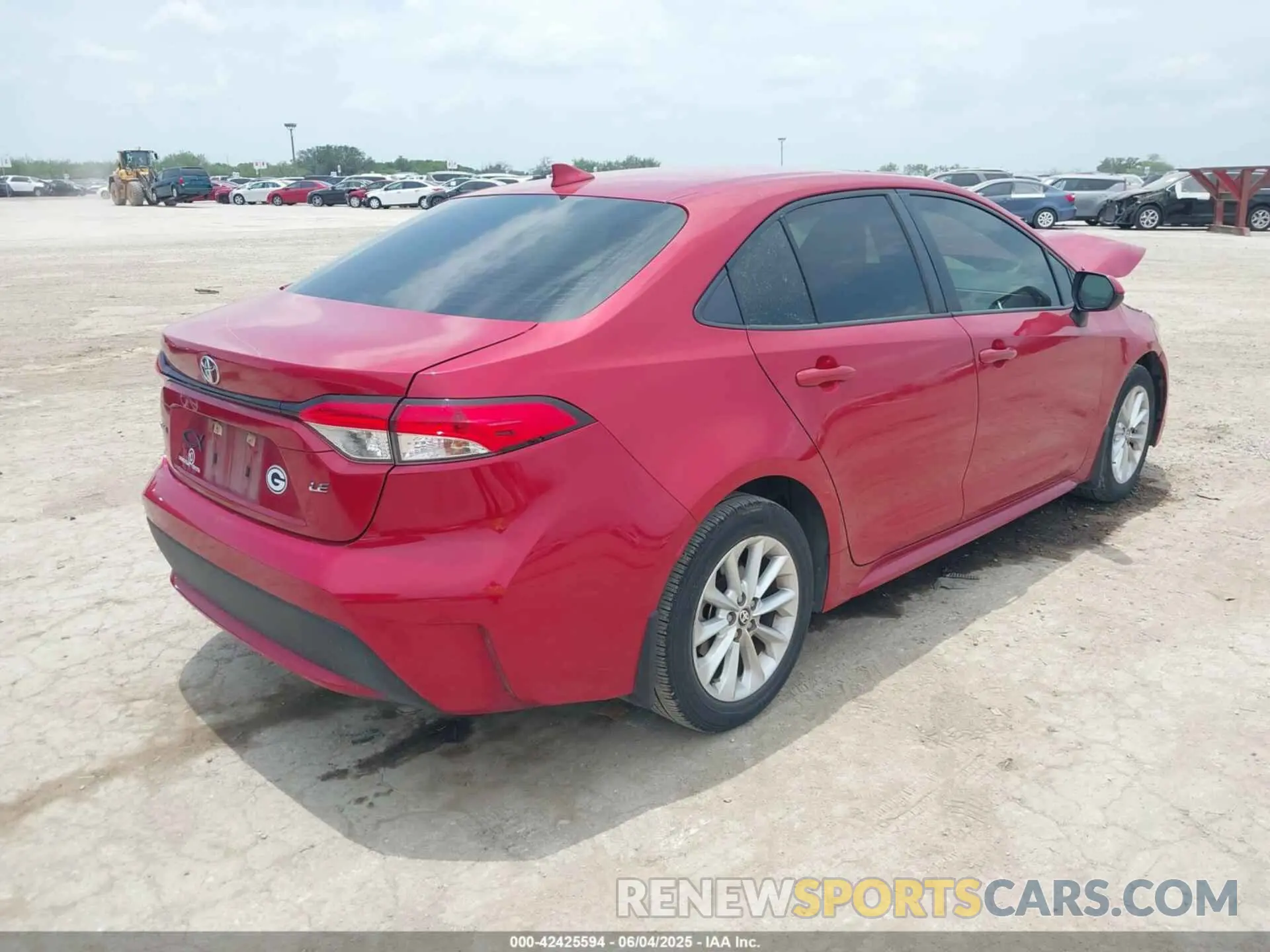 4 Photograph of a damaged car JTDHPRAE1LJ003842 TOYOTA COROLLA 2020