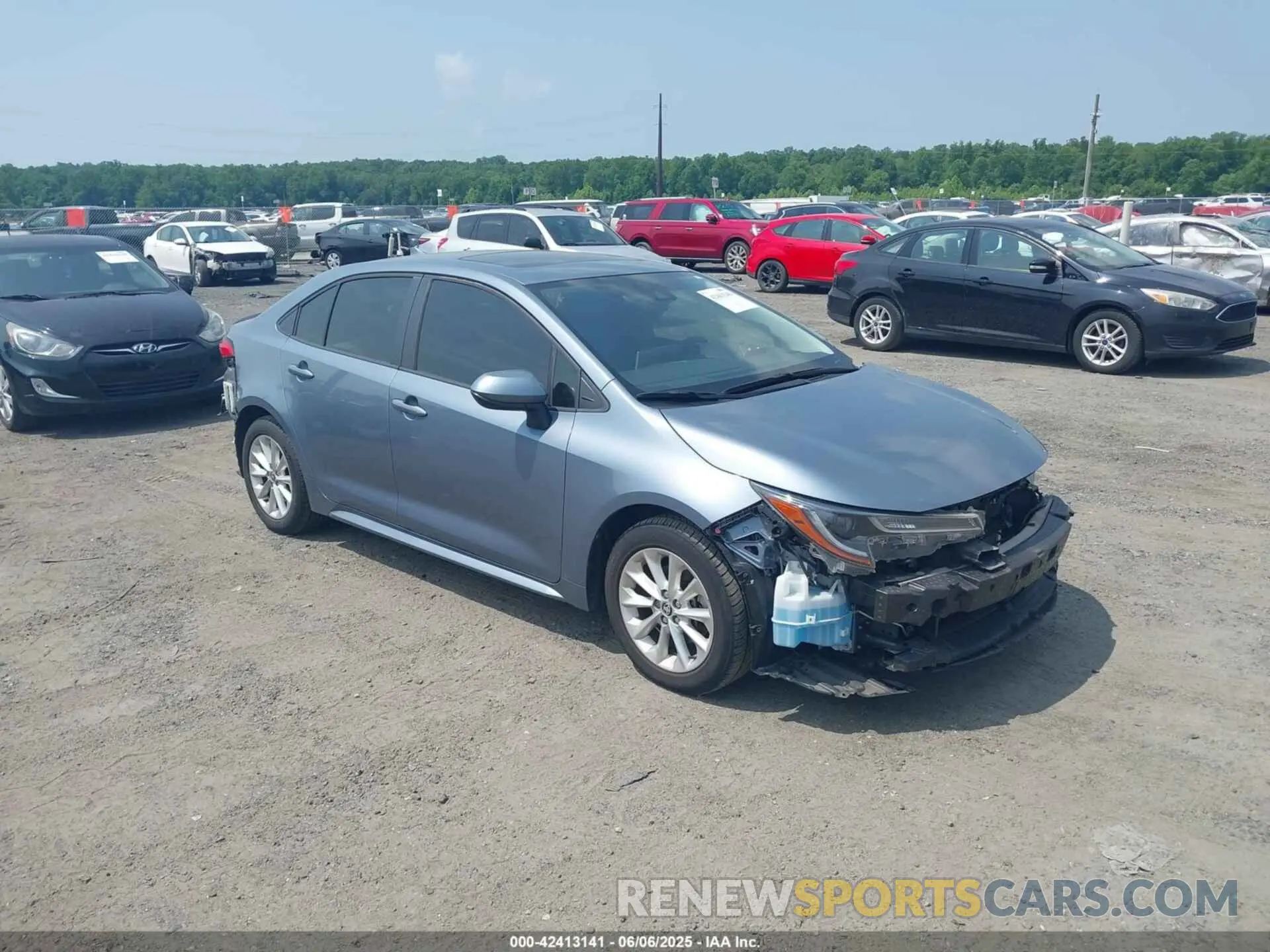 1 Photograph of a damaged car JTDHPRAE1LJ004134 TOYOTA COROLLA 2020