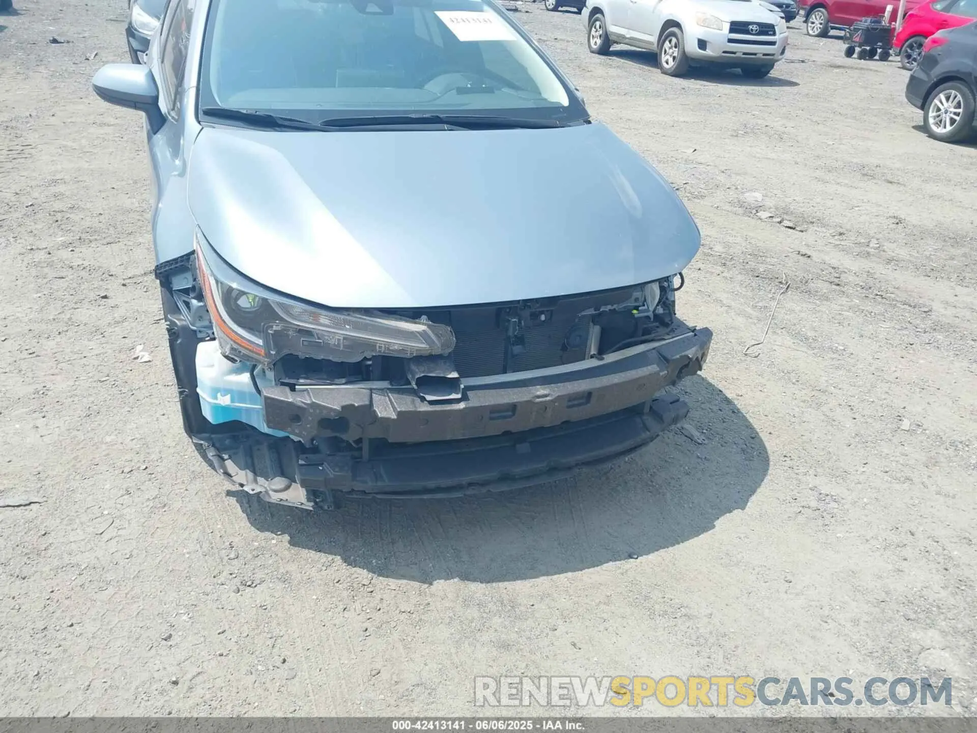 6 Photograph of a damaged car JTDHPRAE1LJ004134 TOYOTA COROLLA 2020