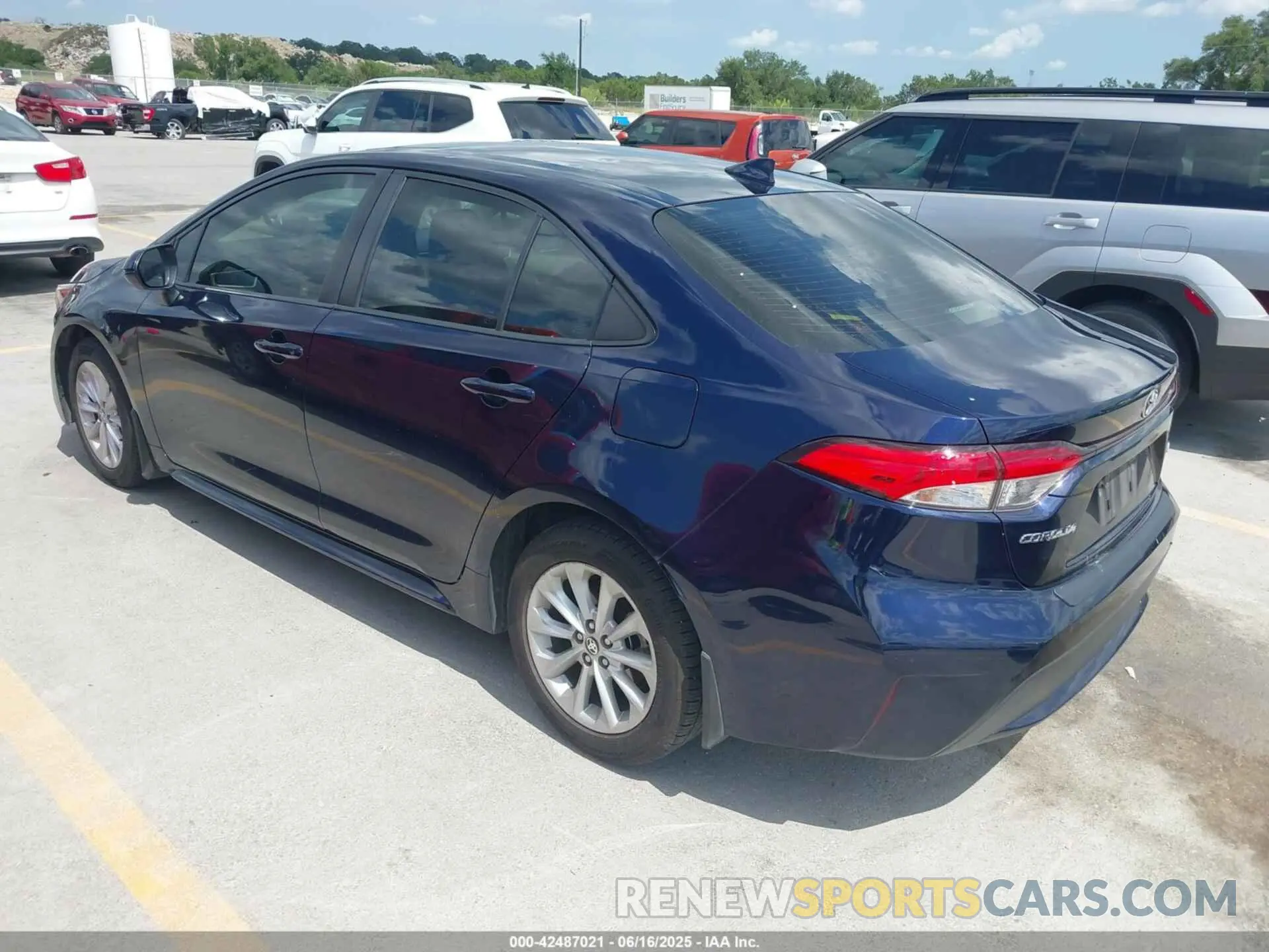 3 Photograph of a damaged car JTDHPRAE1LJ045802 TOYOTA COROLLA 2020